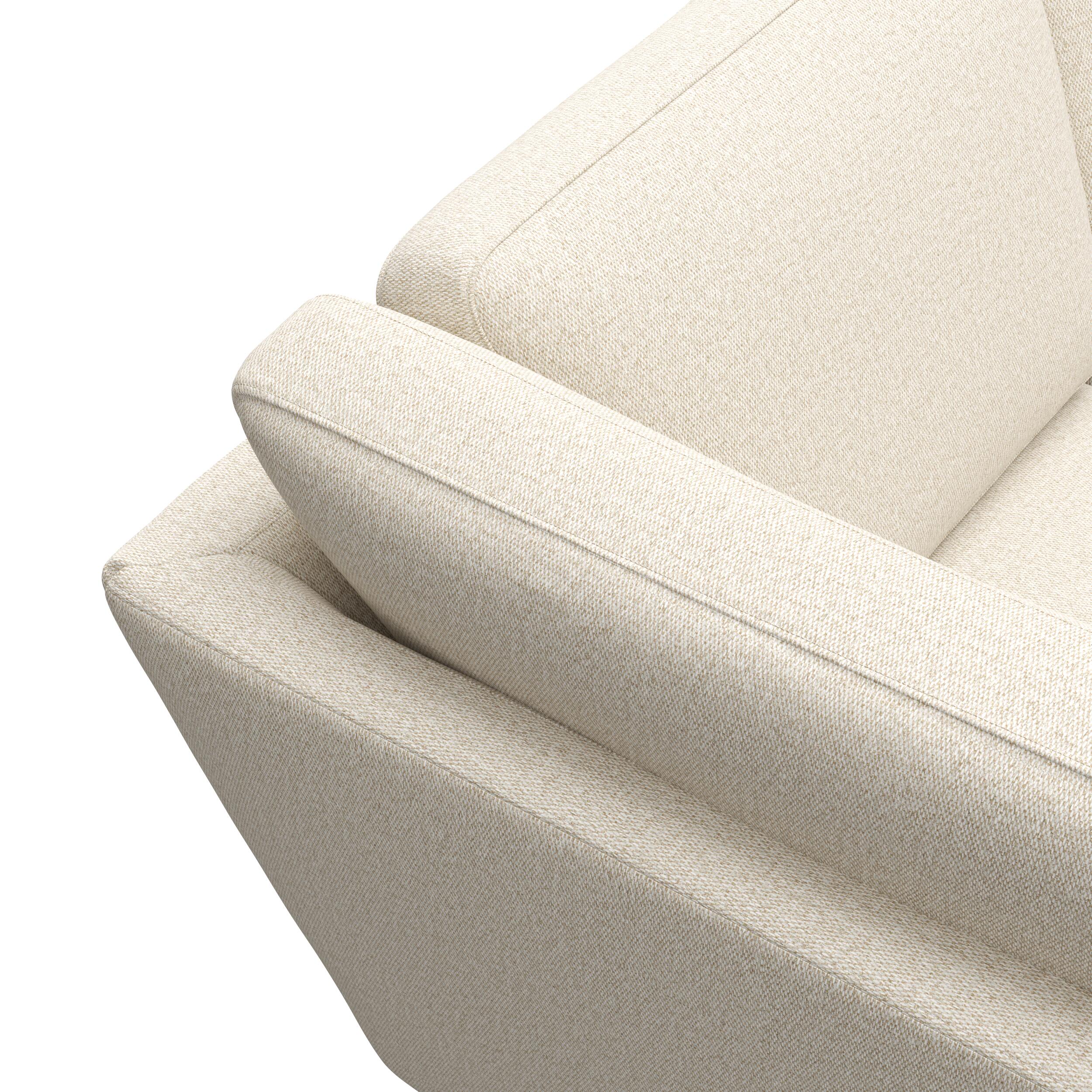 Timian vänstervänd hörnsoffa med puffavslutning 