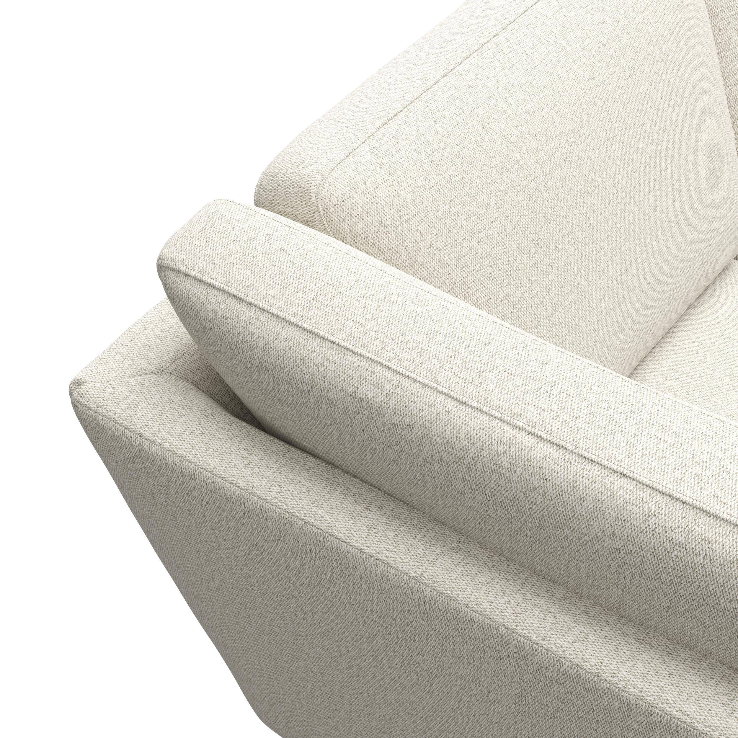 Timian vänstervänd hörnsoffa med puffavslutning 