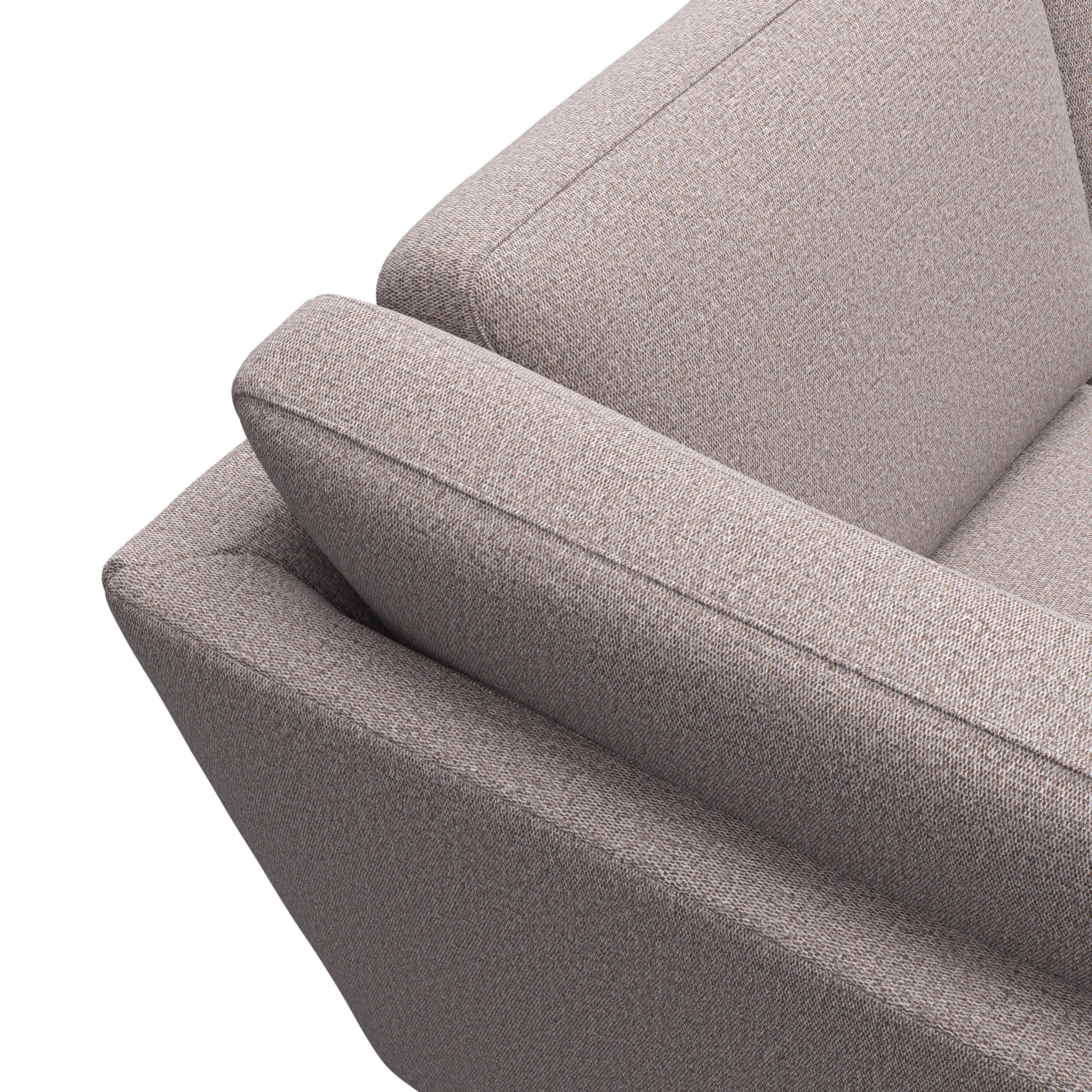 Timian vänstervänd hörnsoffa med puffavslutning 