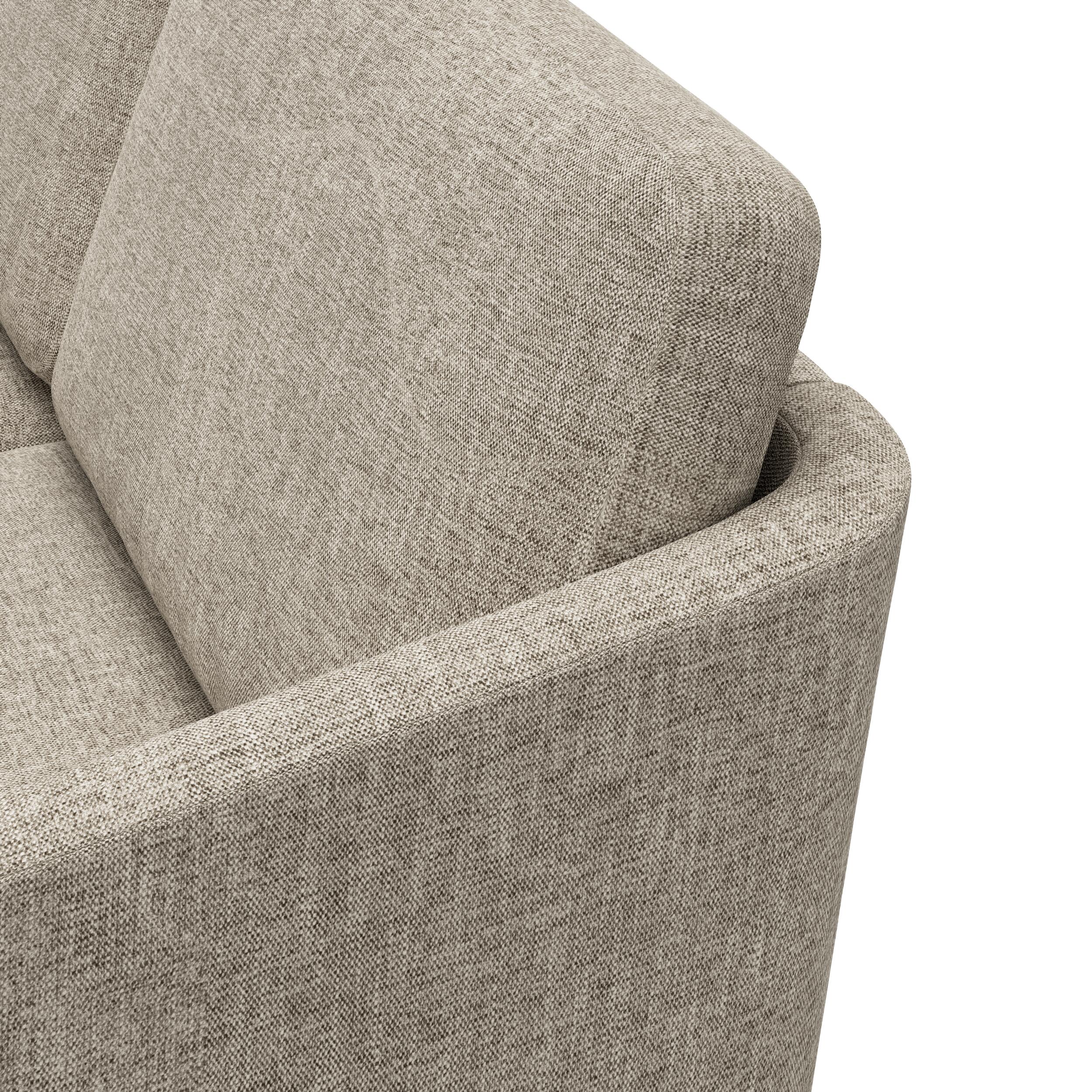 Timian vänstervänd hörnsoffa med puffavslutning 