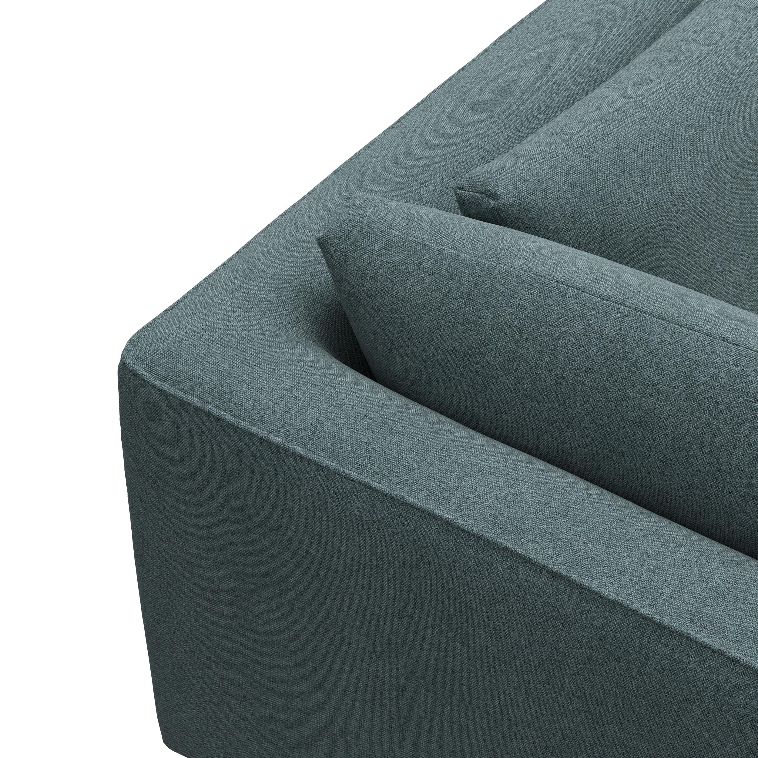 Nyland vänstervänd hörnsoffa med puffavslutning 