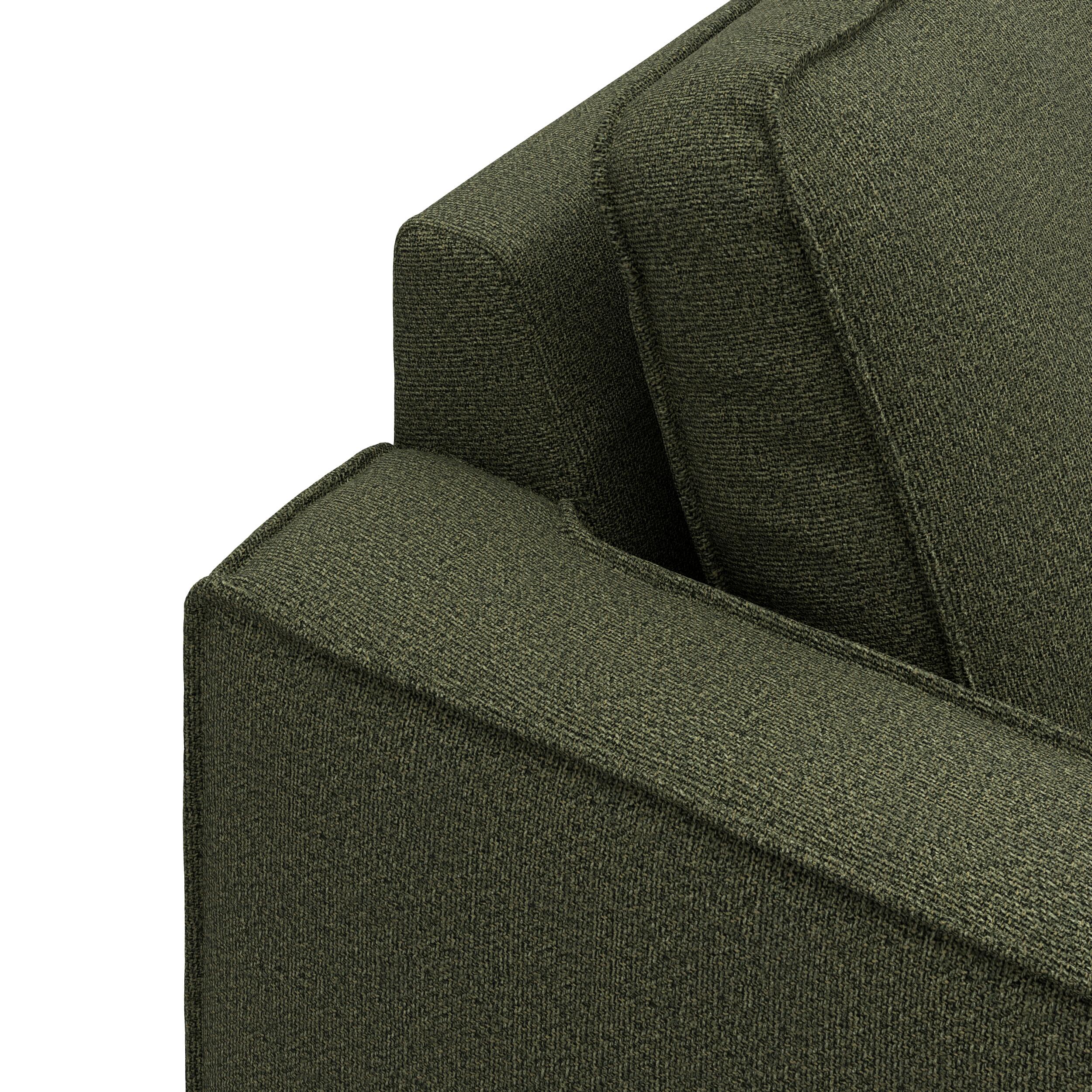 Scott högervänd hörnsoffa med puffavslutning 