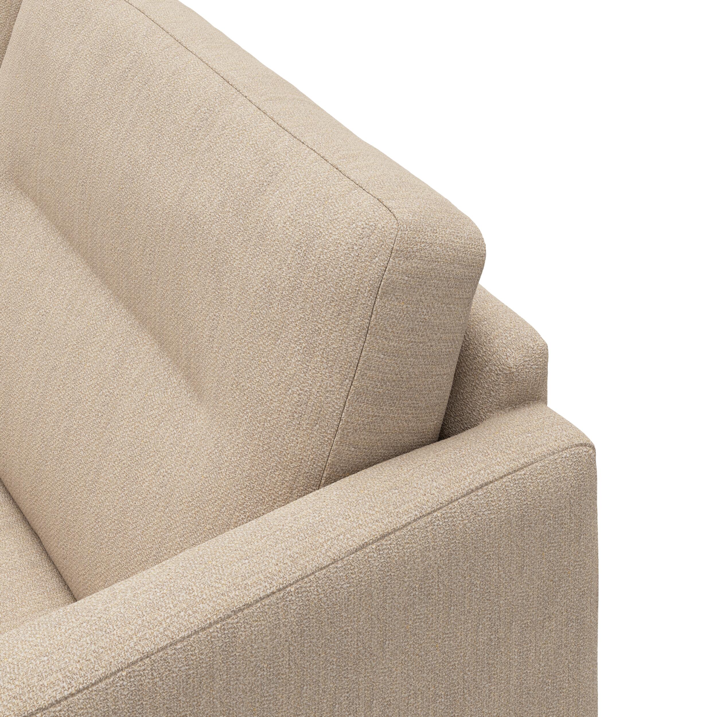 Larvik vänstervänd hörnsoffa med puffavslutning 