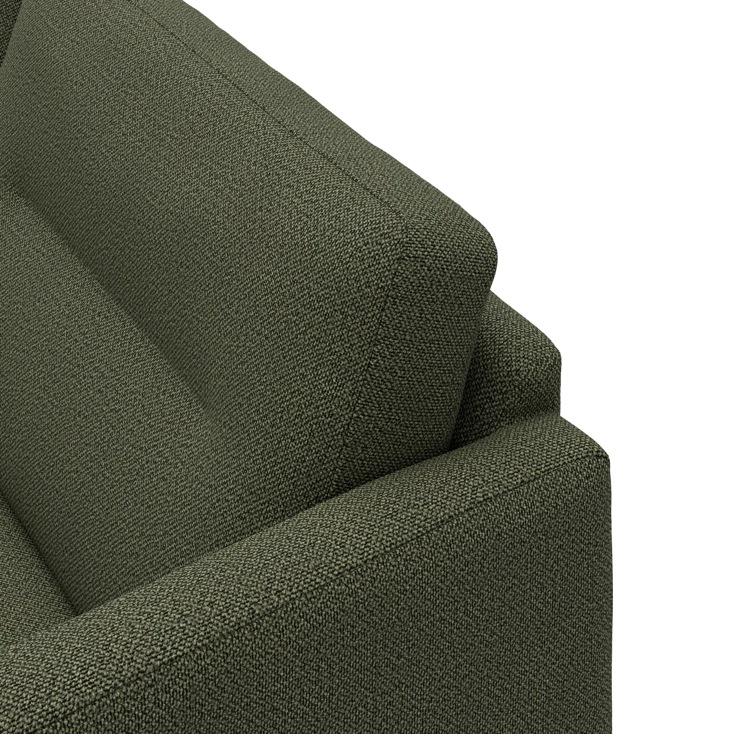 Larvik vänstervänd hörnsoffa med puffavslutning 