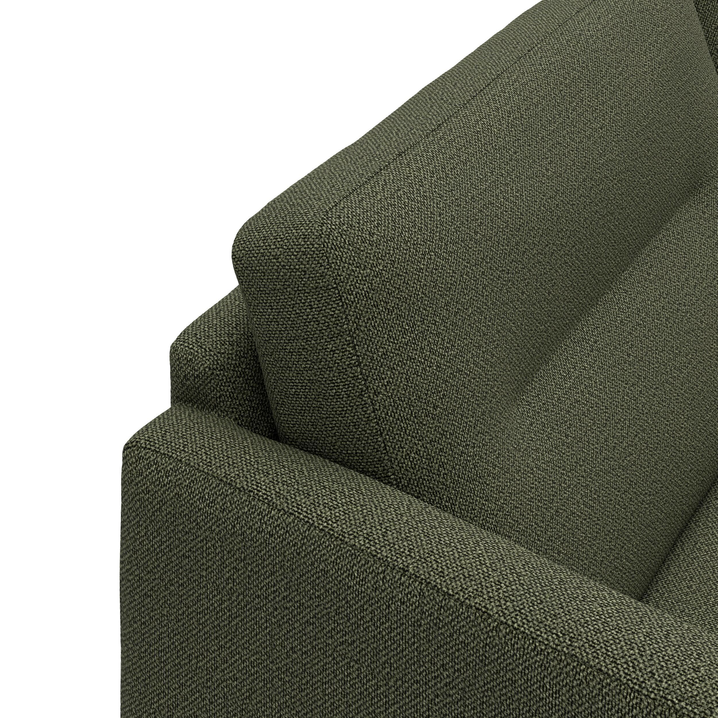 Larvik högervänd hörnsoffa med puffavslutning 