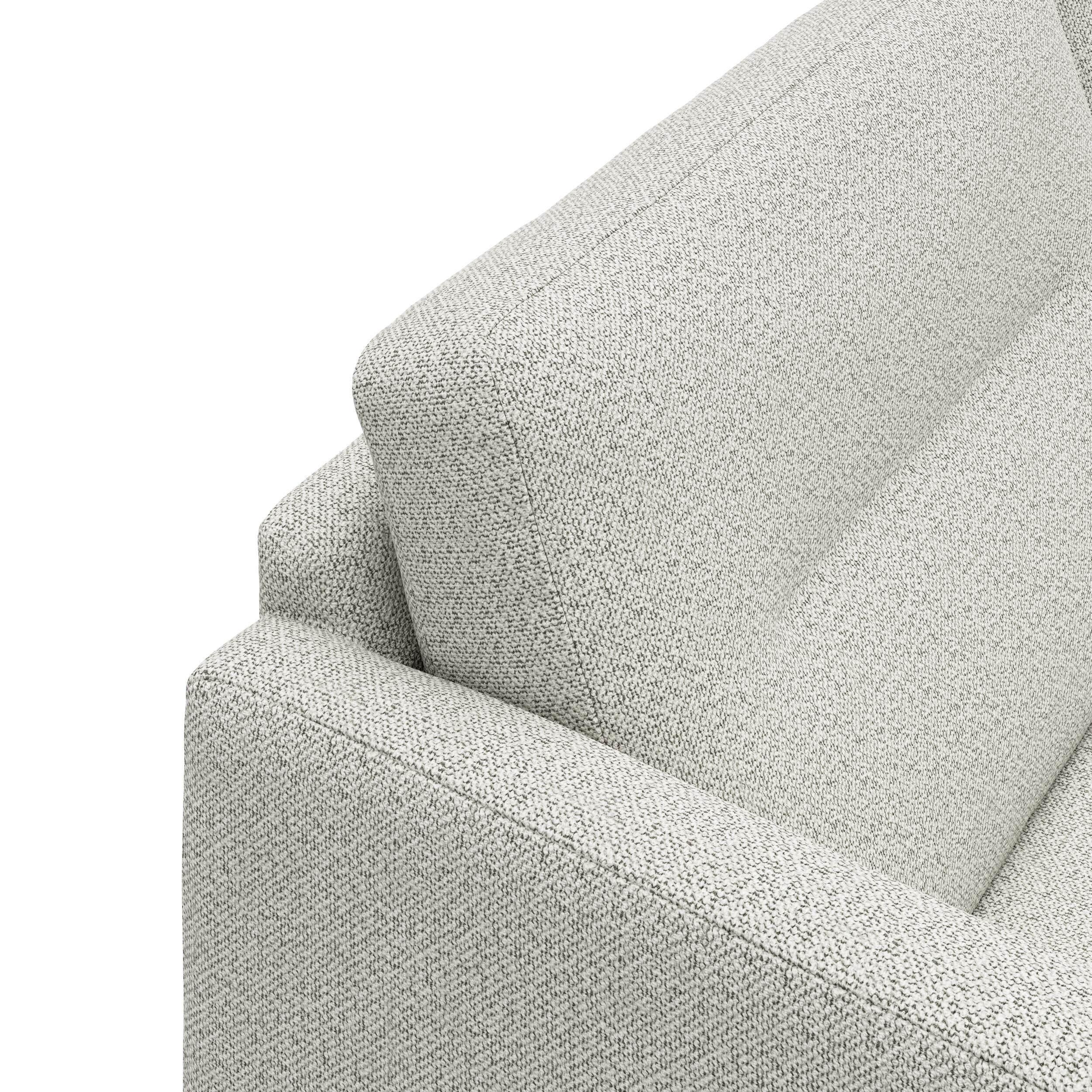 Larvik högervänd hörnsoffa med puffavslutning 