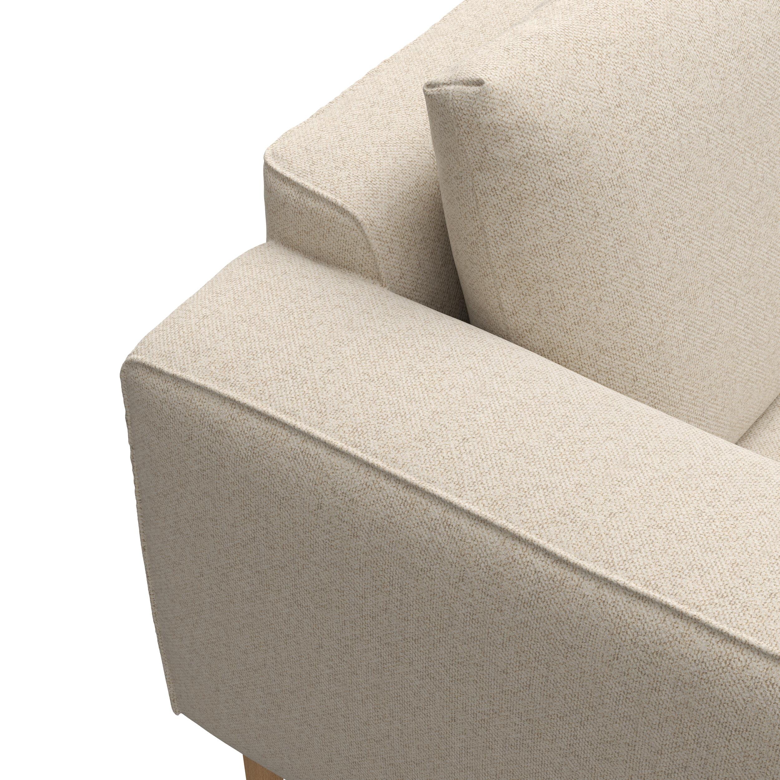 Nyland högervänd hörnsoffa med puffavslutning 