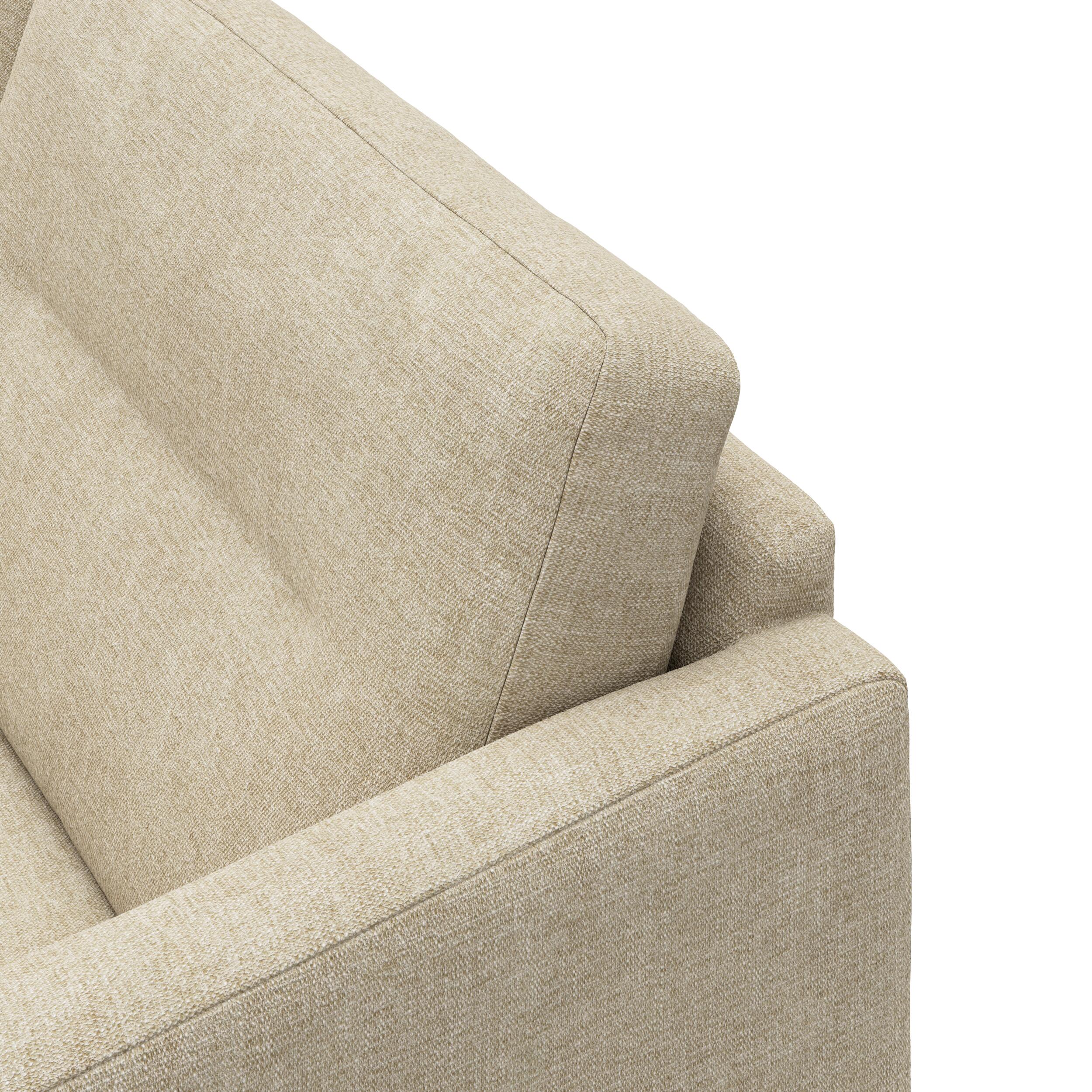 Larvik vänstervänd hörnsoffa med puffavslutning 