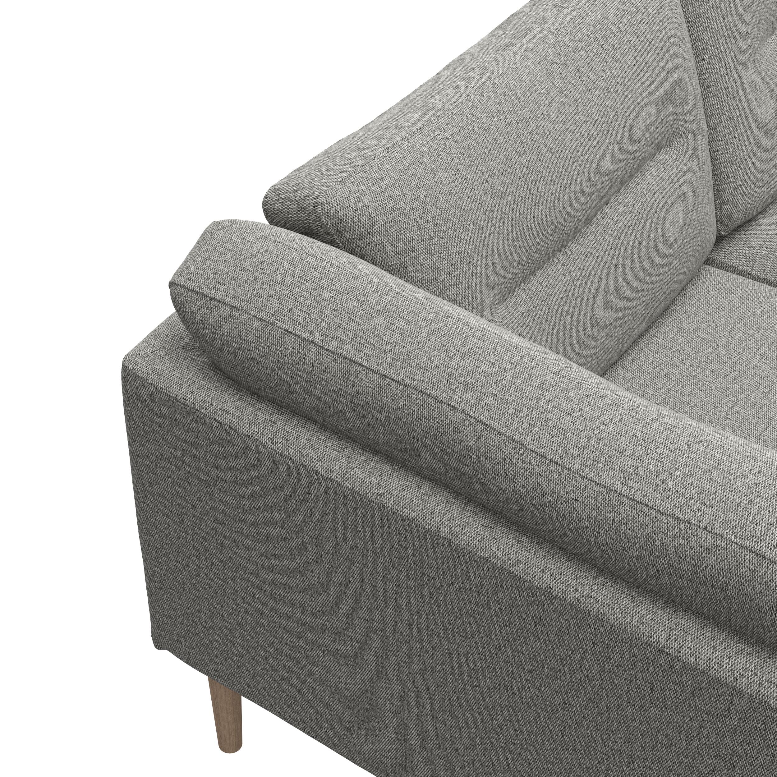 Larvik vänstervänd hörnsoffa med puffavslutning 