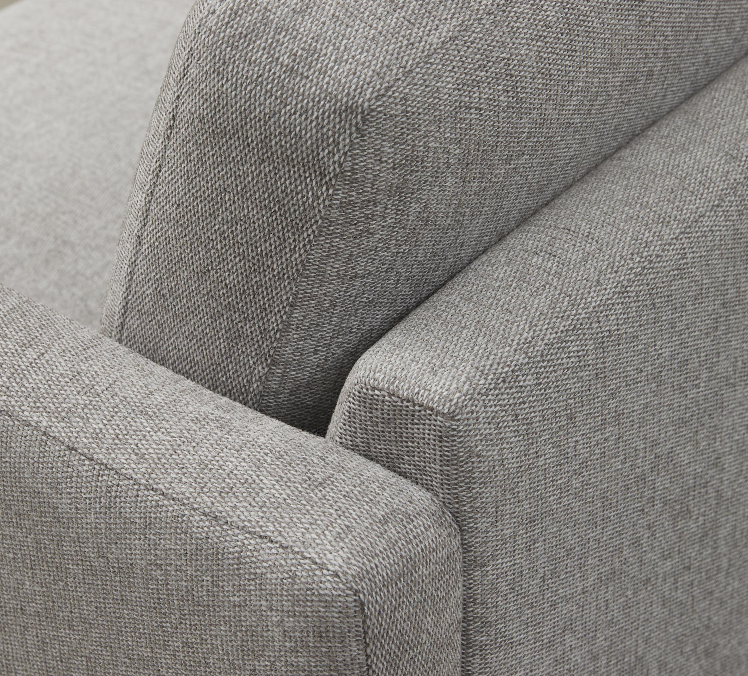 Larvik vänstervänd hörnsoffa med puffavslutning 