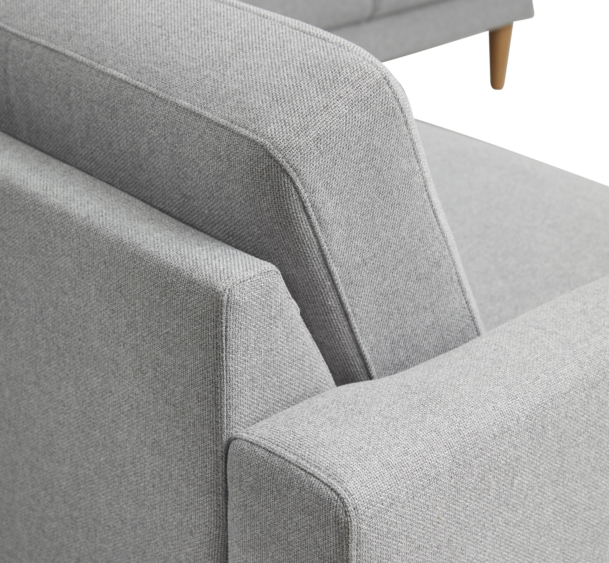 Linea högervänd hörnsoffa med puffavslutning 