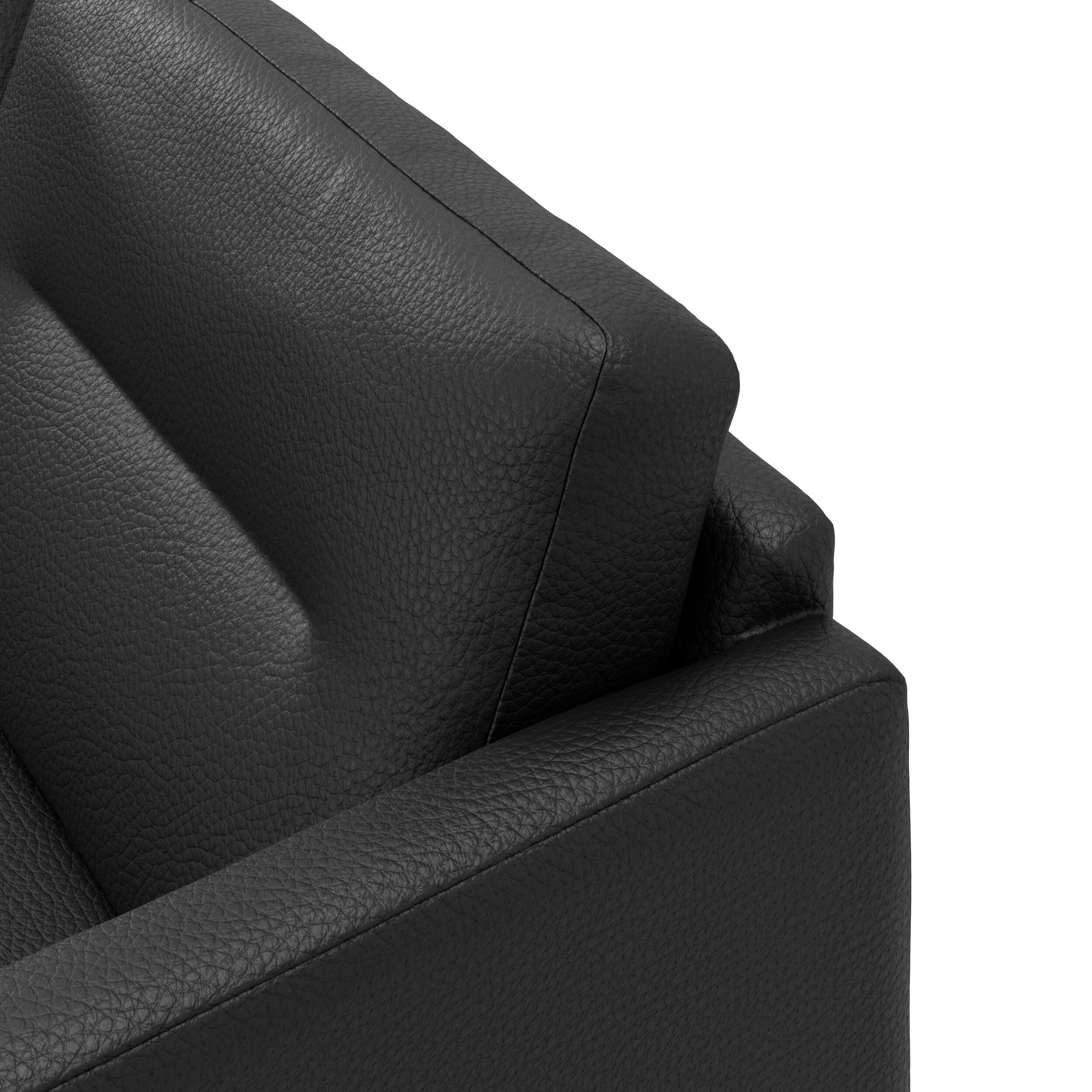 Larvik vänstervänd hörnsoffa med puffavslutning 