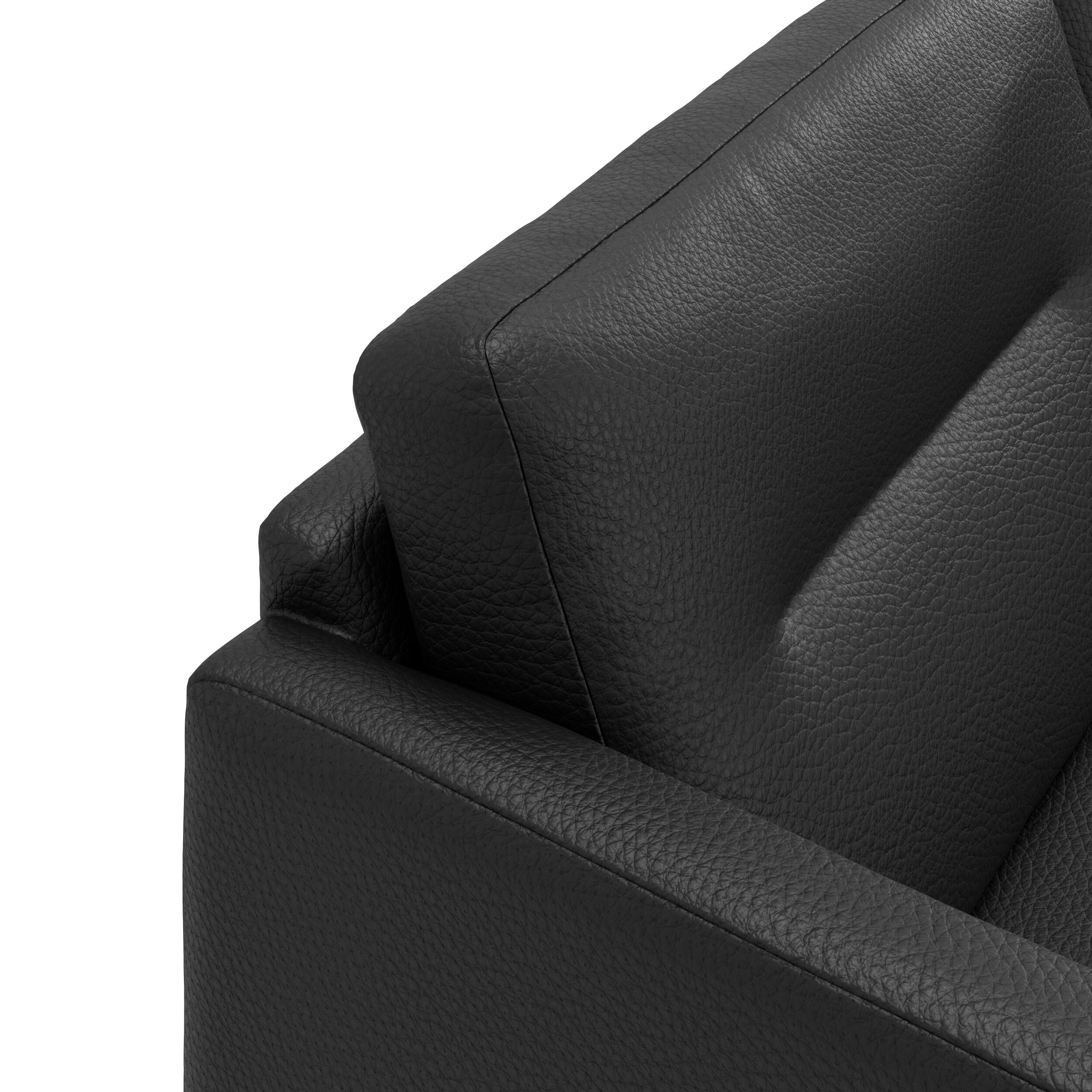 Larvik högervänd hörnsoffa med puffavslutning 