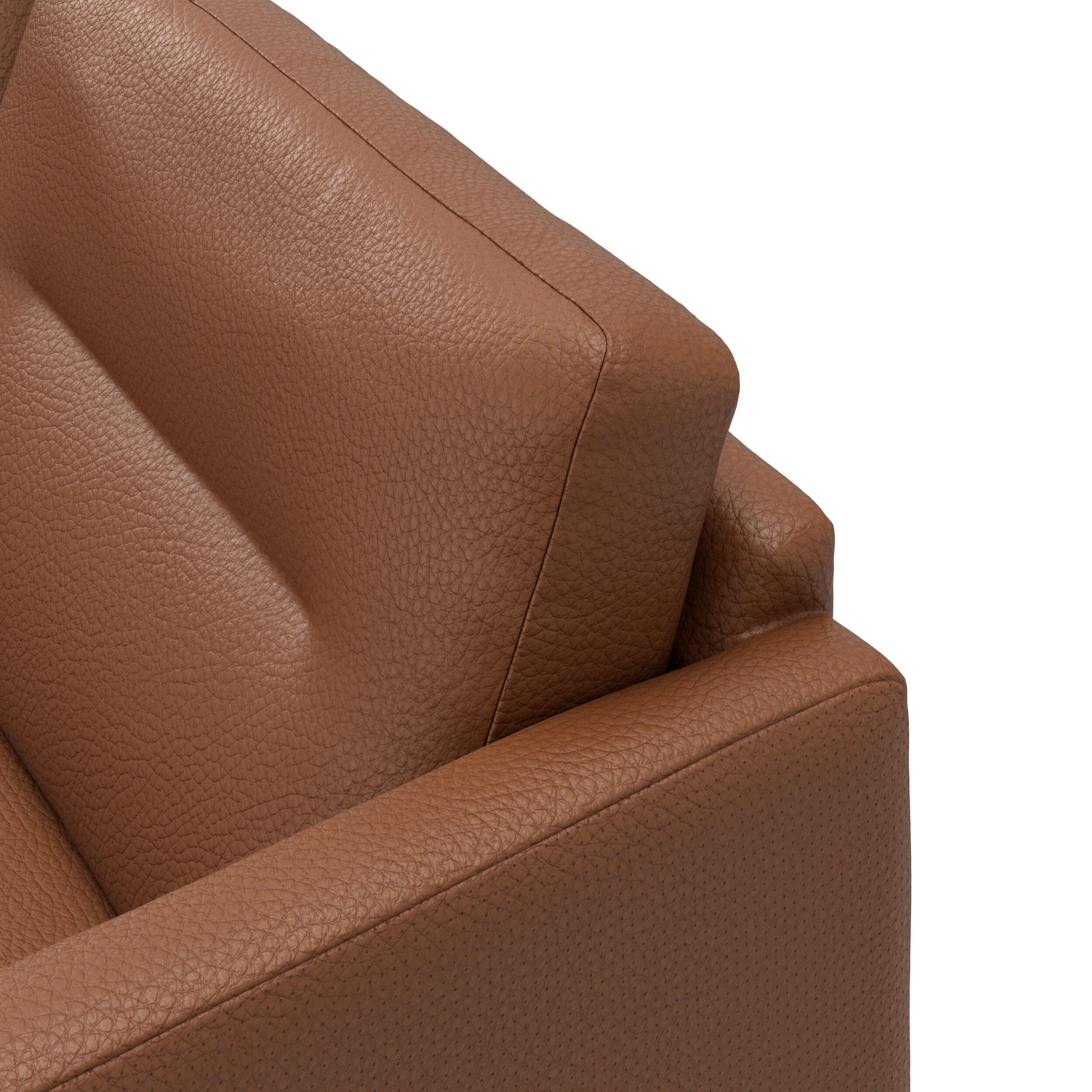 Larvik vänstervänd hörnsoffa med puffavslutning 