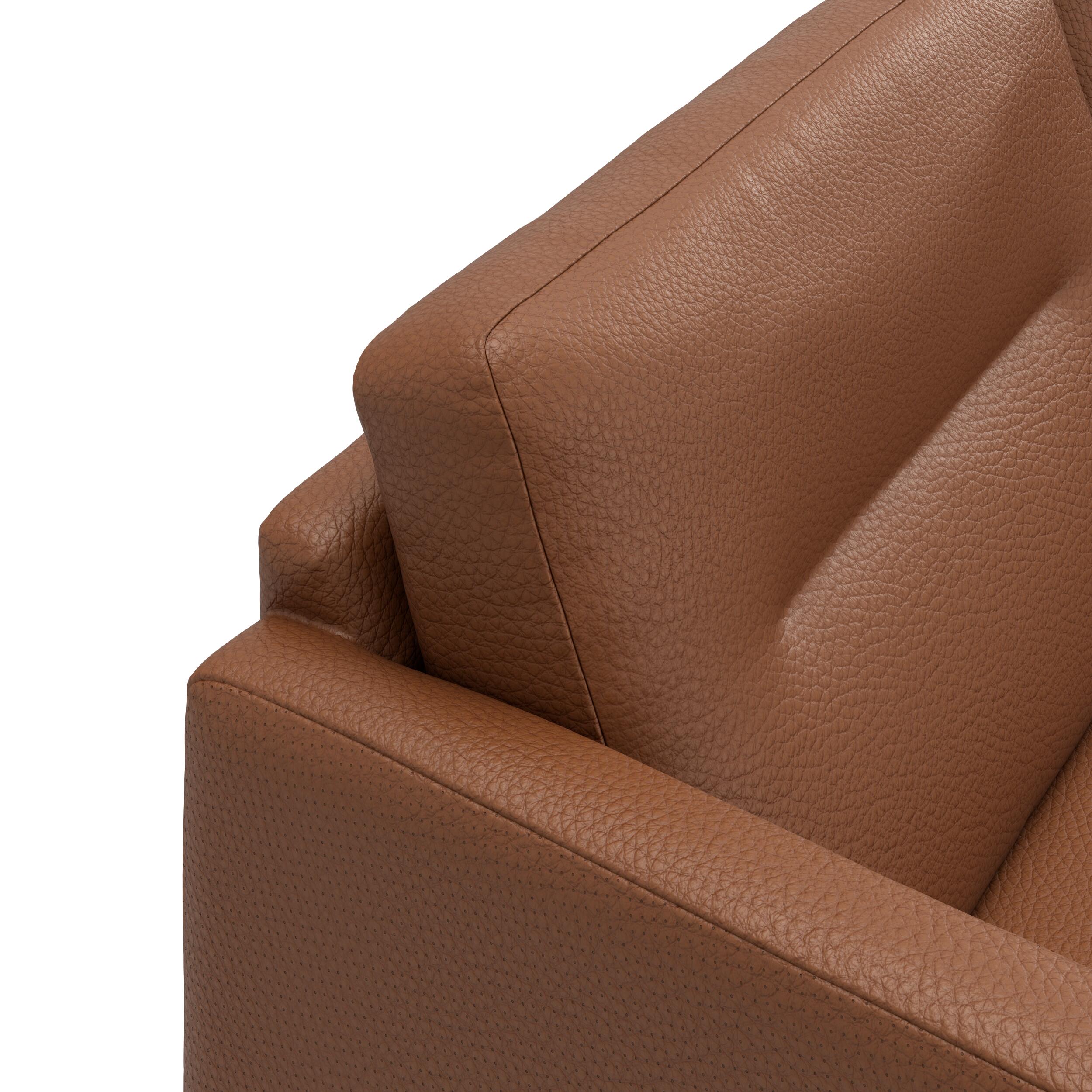 Larvik högervänd hörnsoffa med puffavslutning 