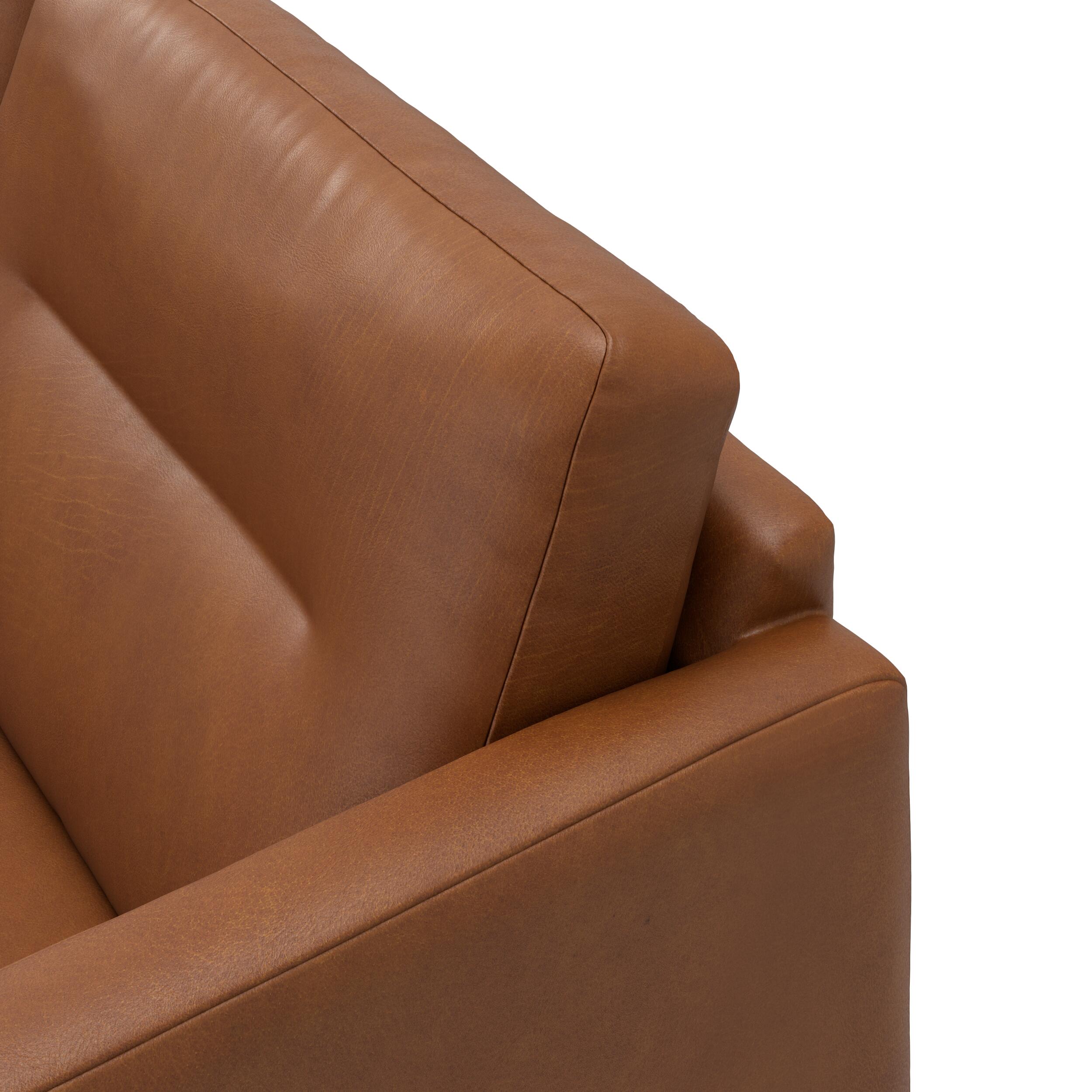 Larvik vänstervänd hörnsoffa med puffavslutning 