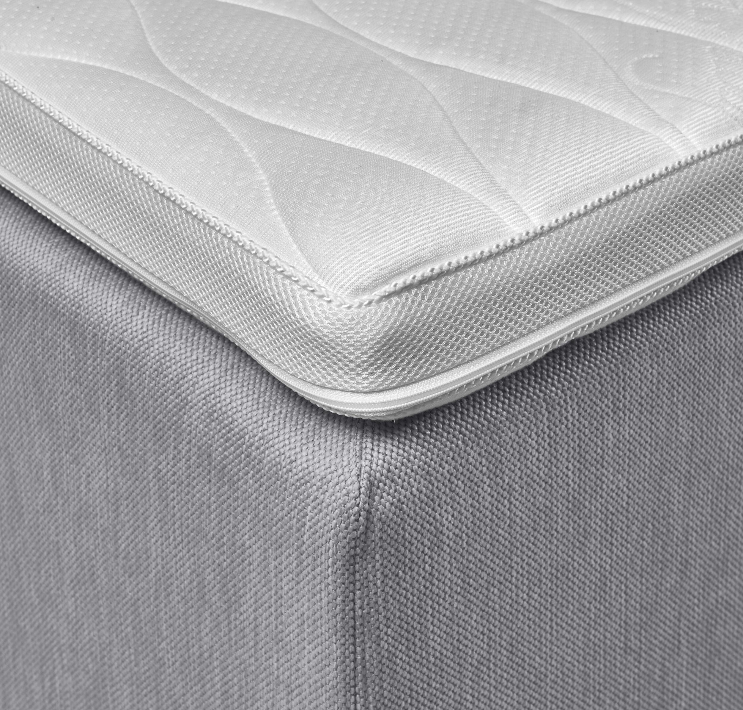 Nocturne Exclusive Ocean Inkl. 6 cm Exclusive Svanenmärkt bäddmadrass, 180 x 210 cm resårbotten med hel klädsel