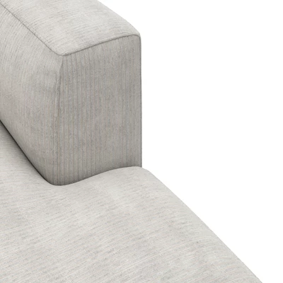 Aimee Soffa med shäslong och puffavslutning