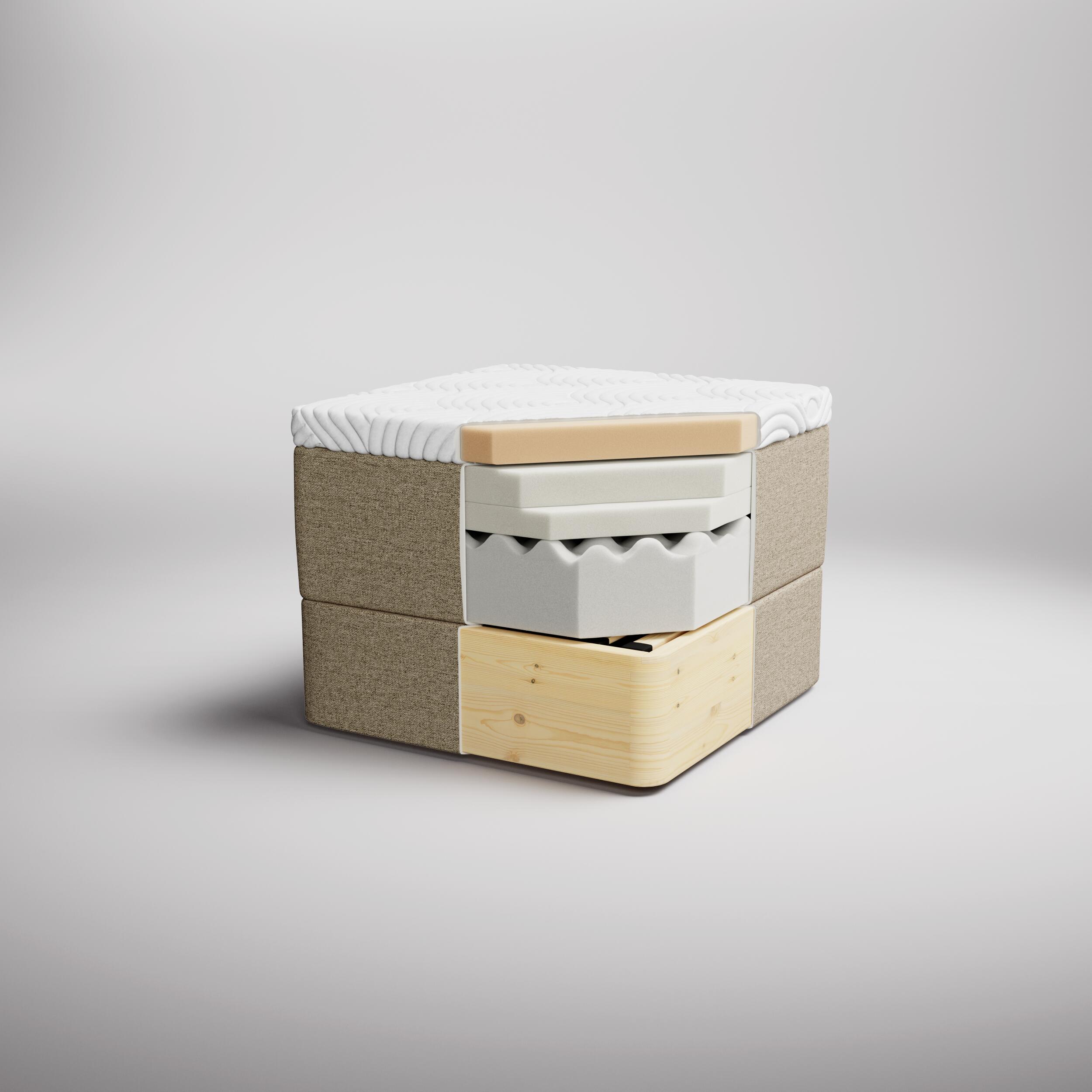 Tempur Relaxation Adj ställbar boxsäng 160 x 200 cm 