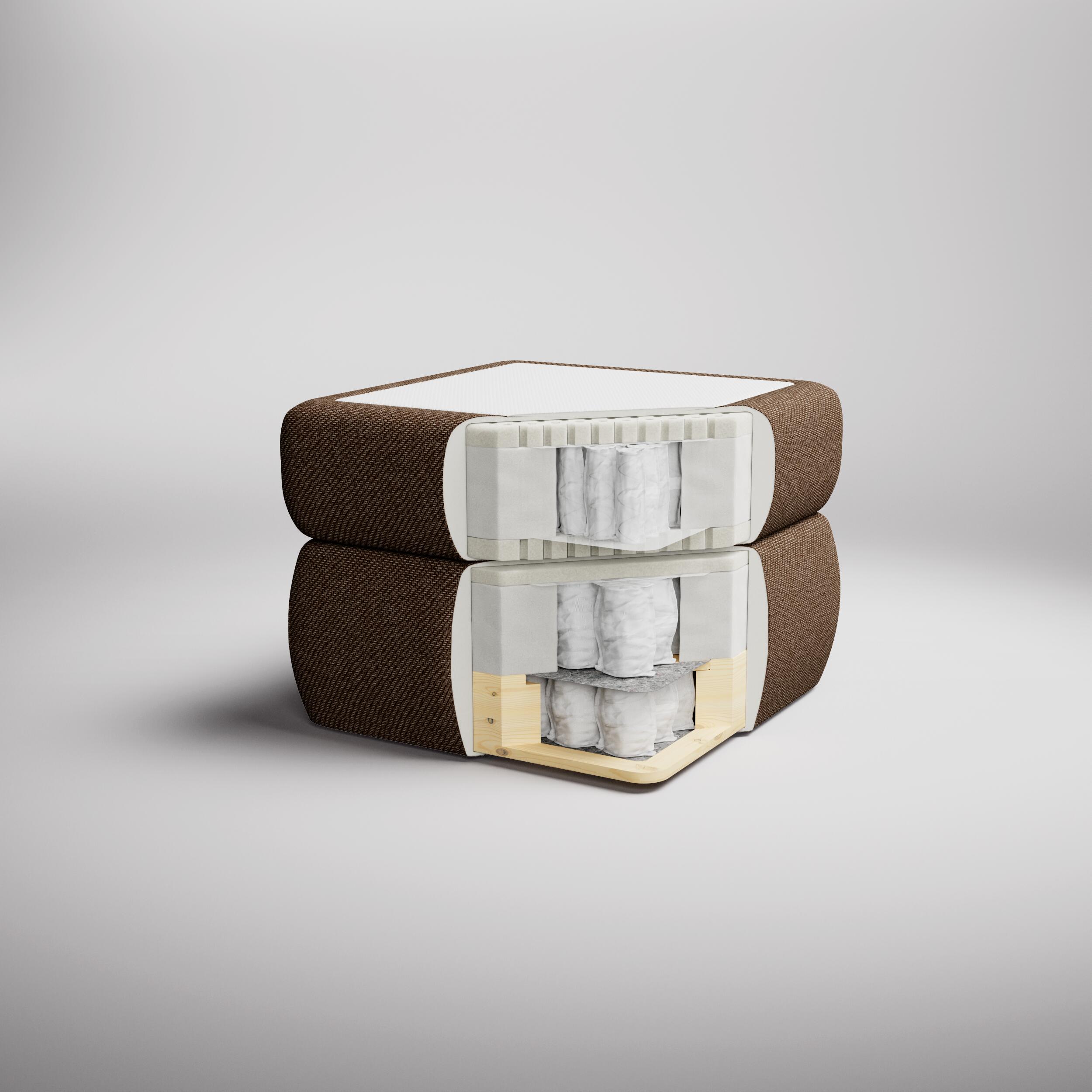 Nocturne Excellence Plus inkl. bäddmadrass, 180x200 cm kontinentalsäng