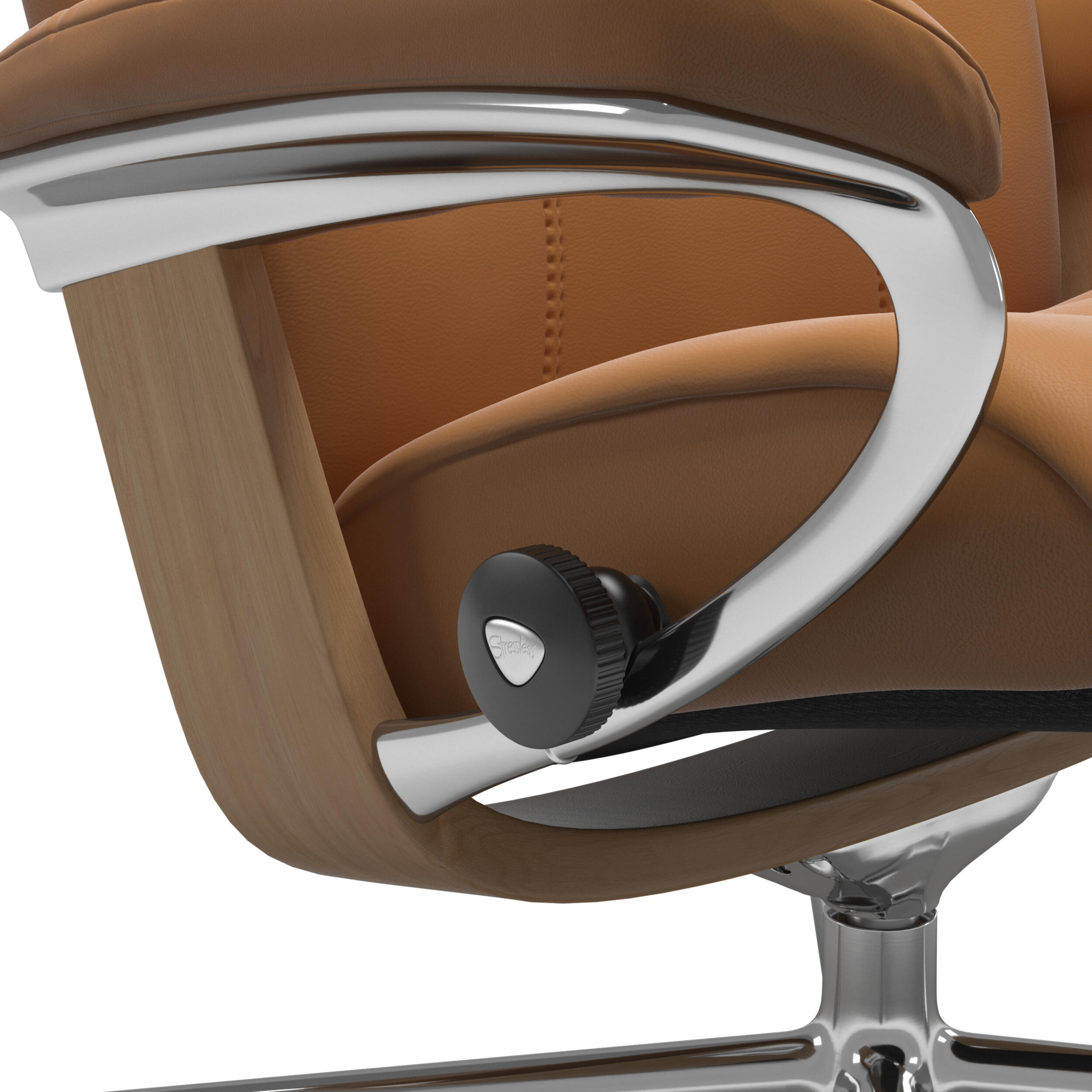 Stressless Consul S fåtölj & fotpall 