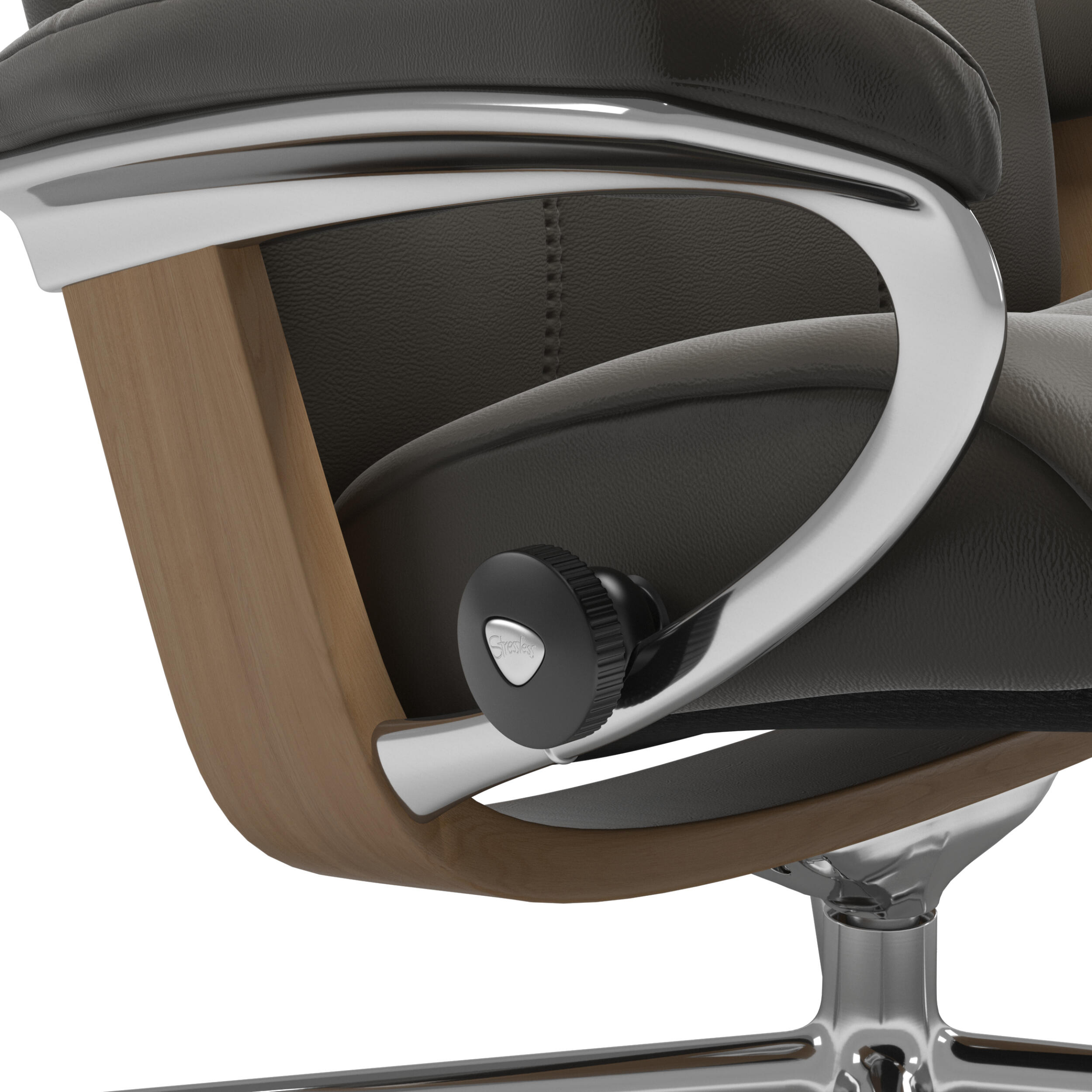 Stressless Consul S fåtölj & fotpall 