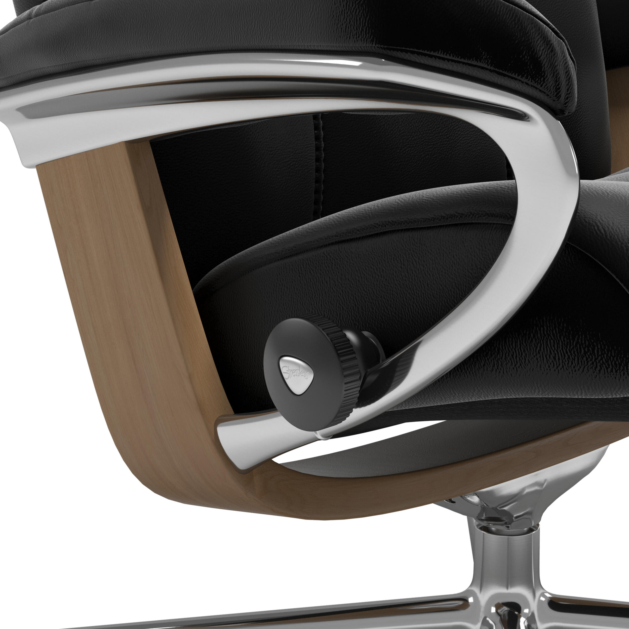 Stressless Consul S fåtölj & fotpall 