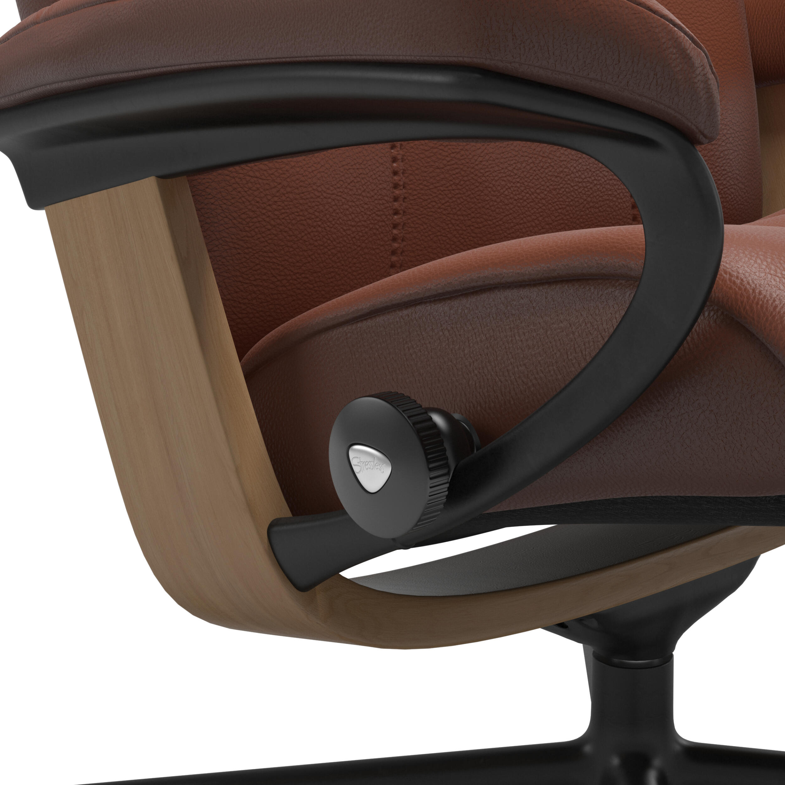 Stressless Consul S fåtölj & fotpall 