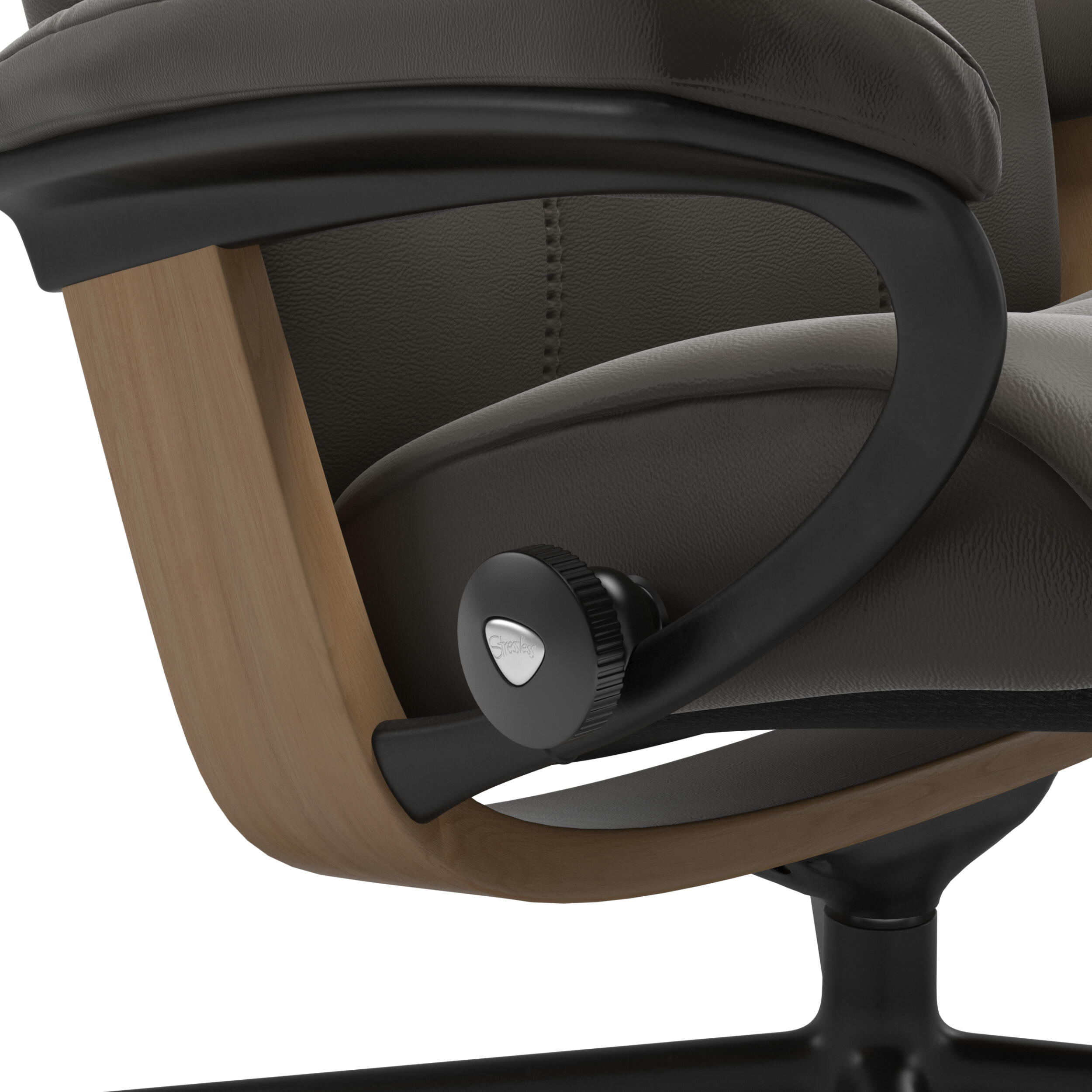 Stressless Consul S fåtölj & fotpall 