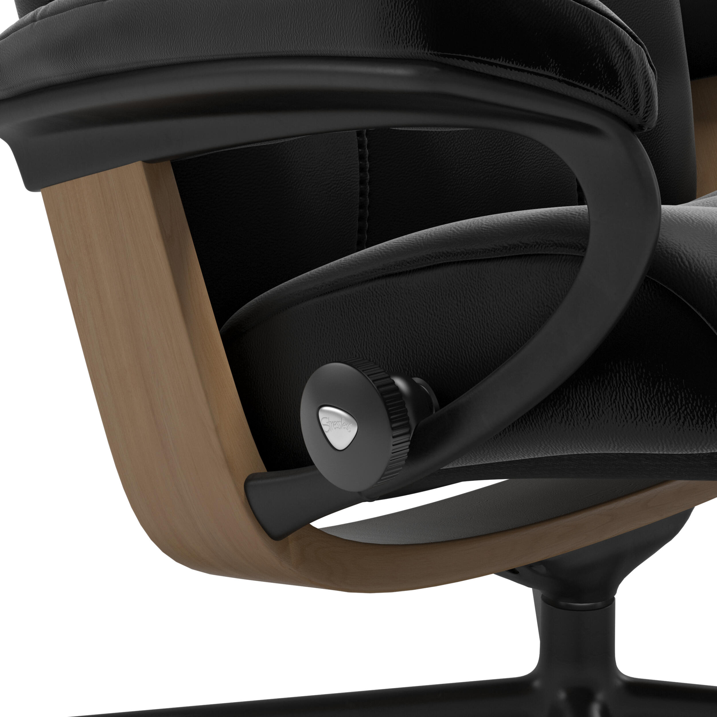 Stressless Consul S fåtölj & fotpall 