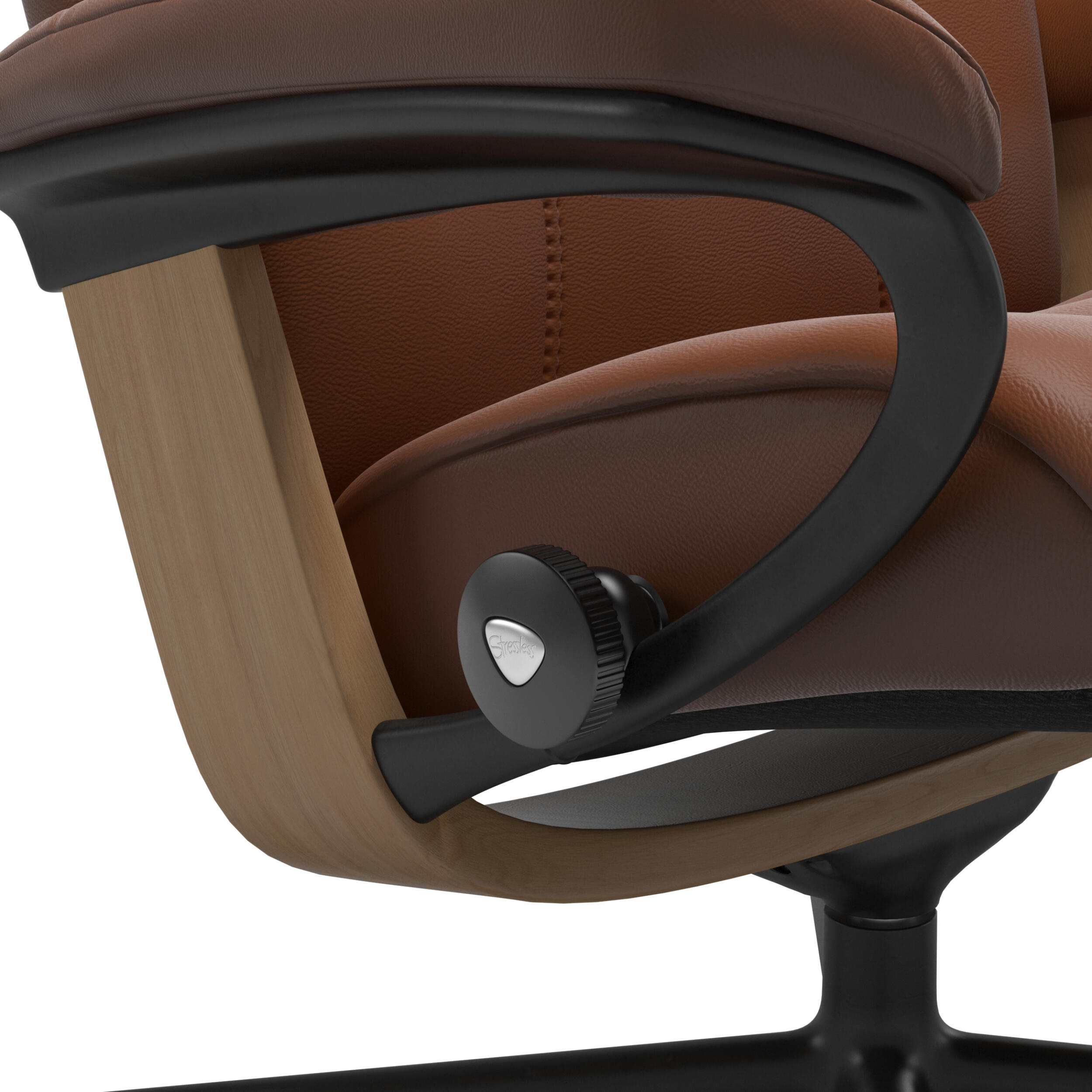 Stressless Consul S fåtölj & fotpall 