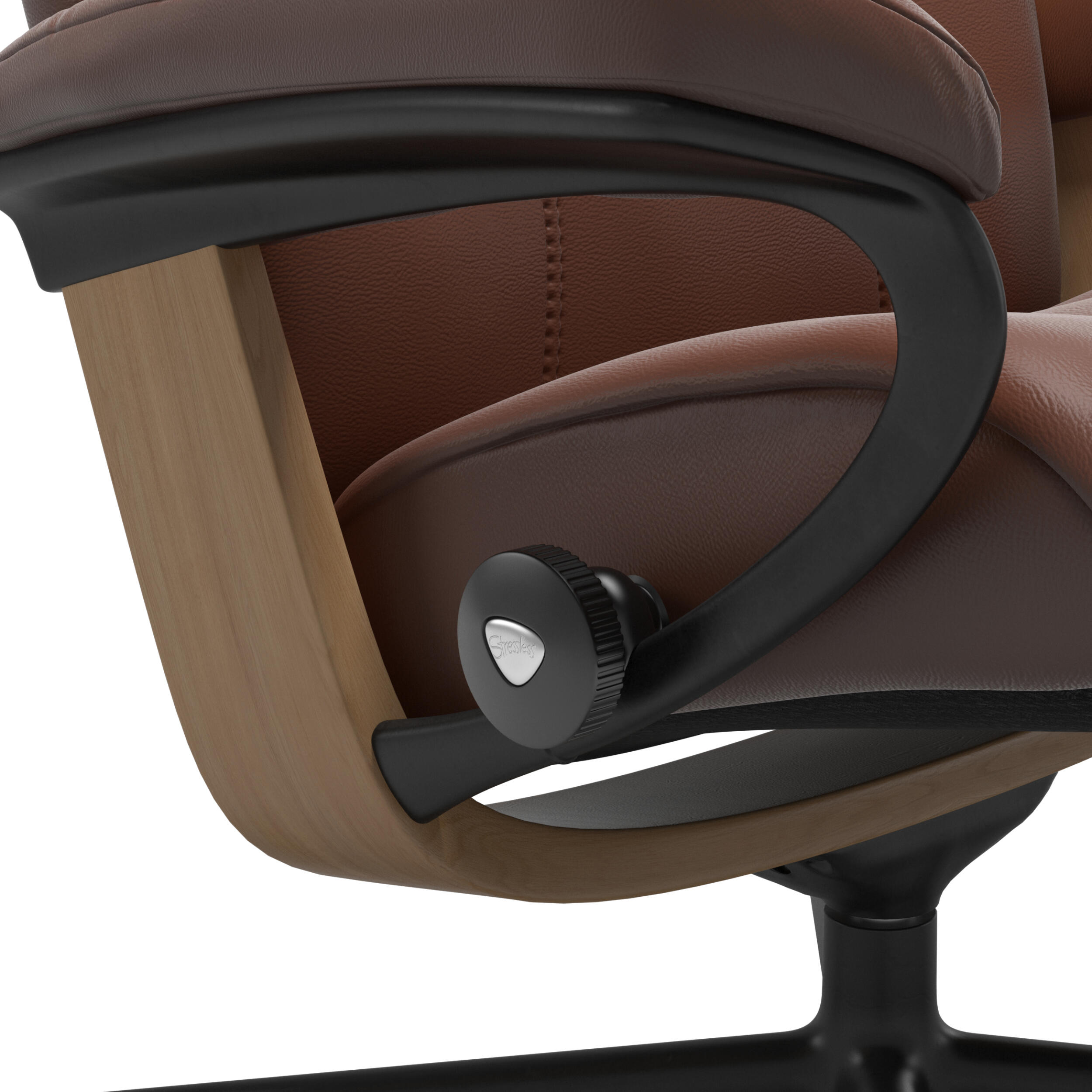 Stressless Consul S fåtölj & fotpall 