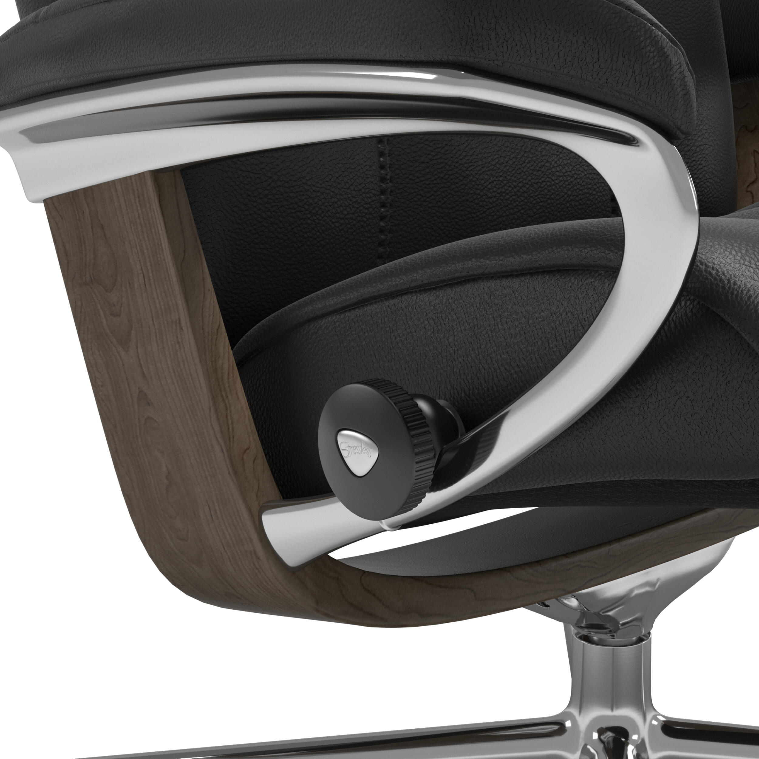 Stressless Consul S fåtölj & fotpall 