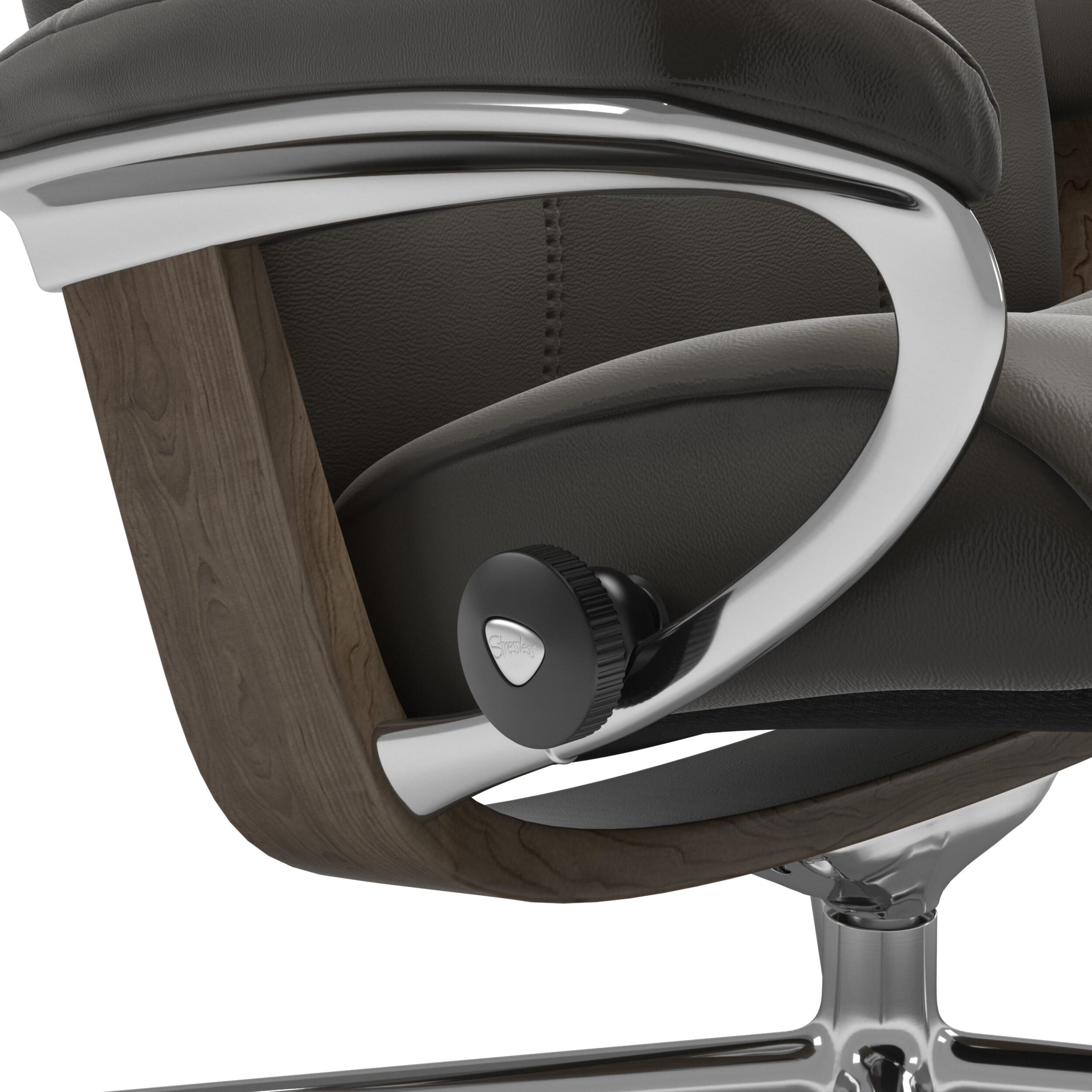 Stressless Consul S fåtölj & fotpall 