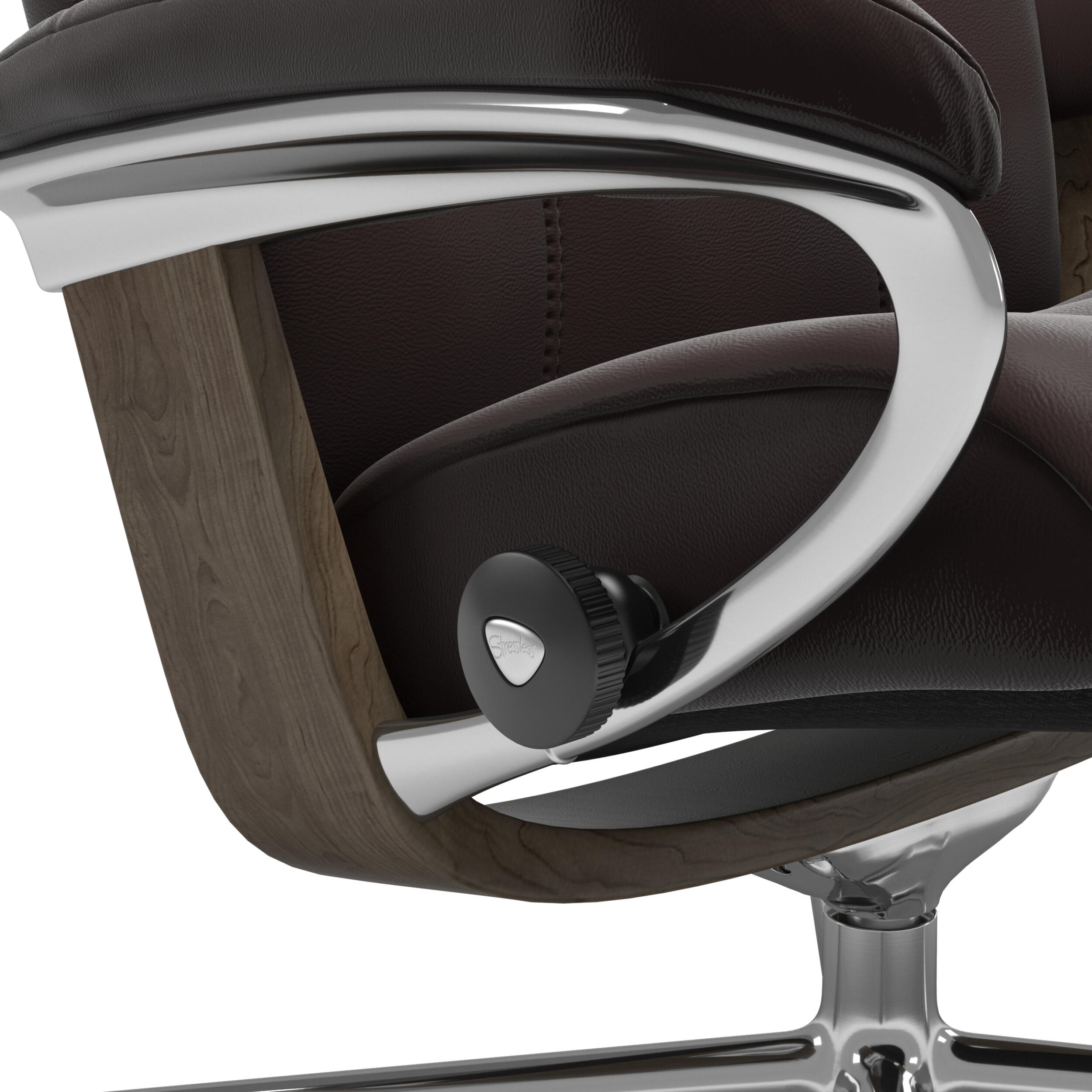 Stressless Consul S fåtölj & fotpall 