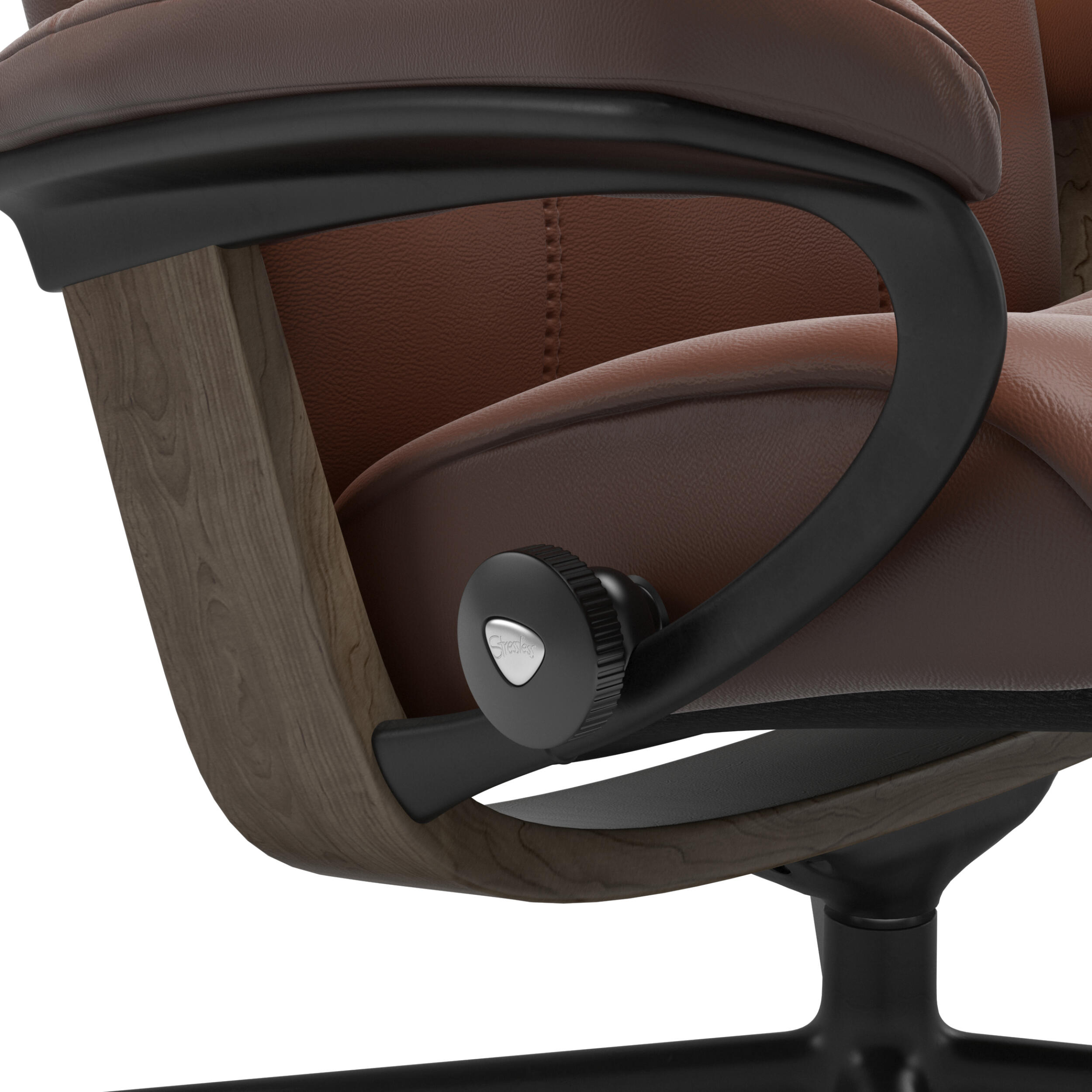 Stressless Consul S fåtölj & fotpall 