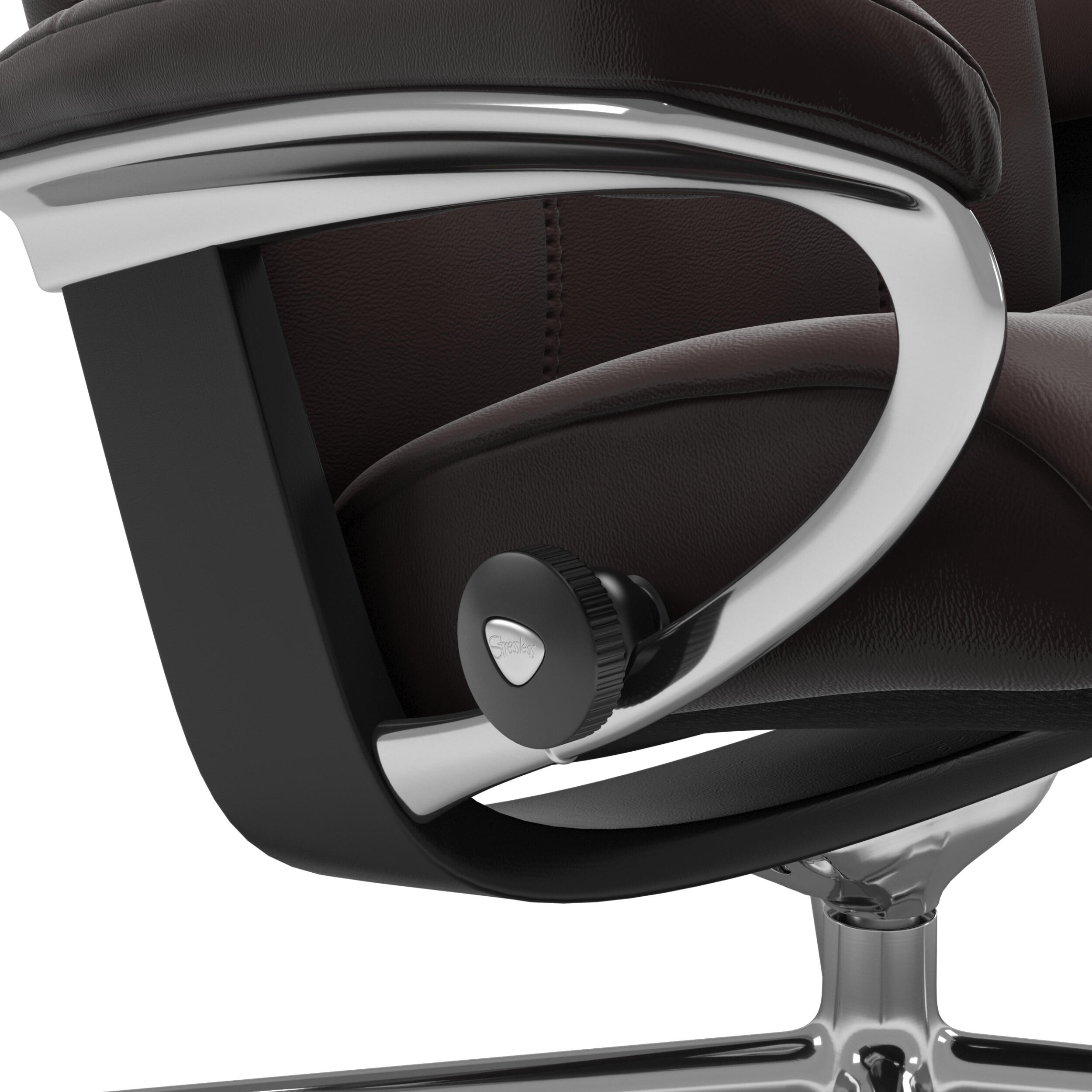 Stressless Consul S fåtölj & fotpall 