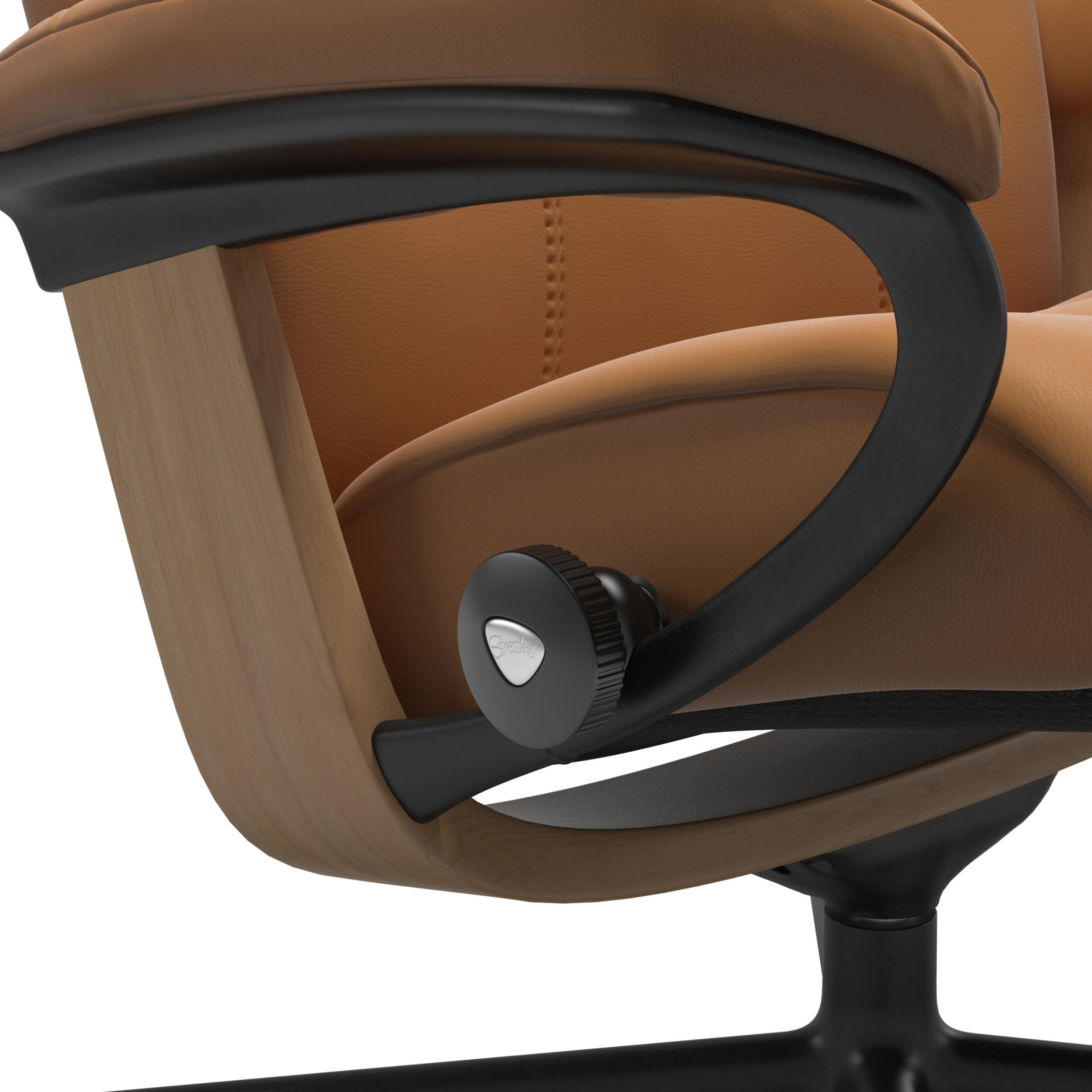 Stressless Consul L fåtölj & fotpall 