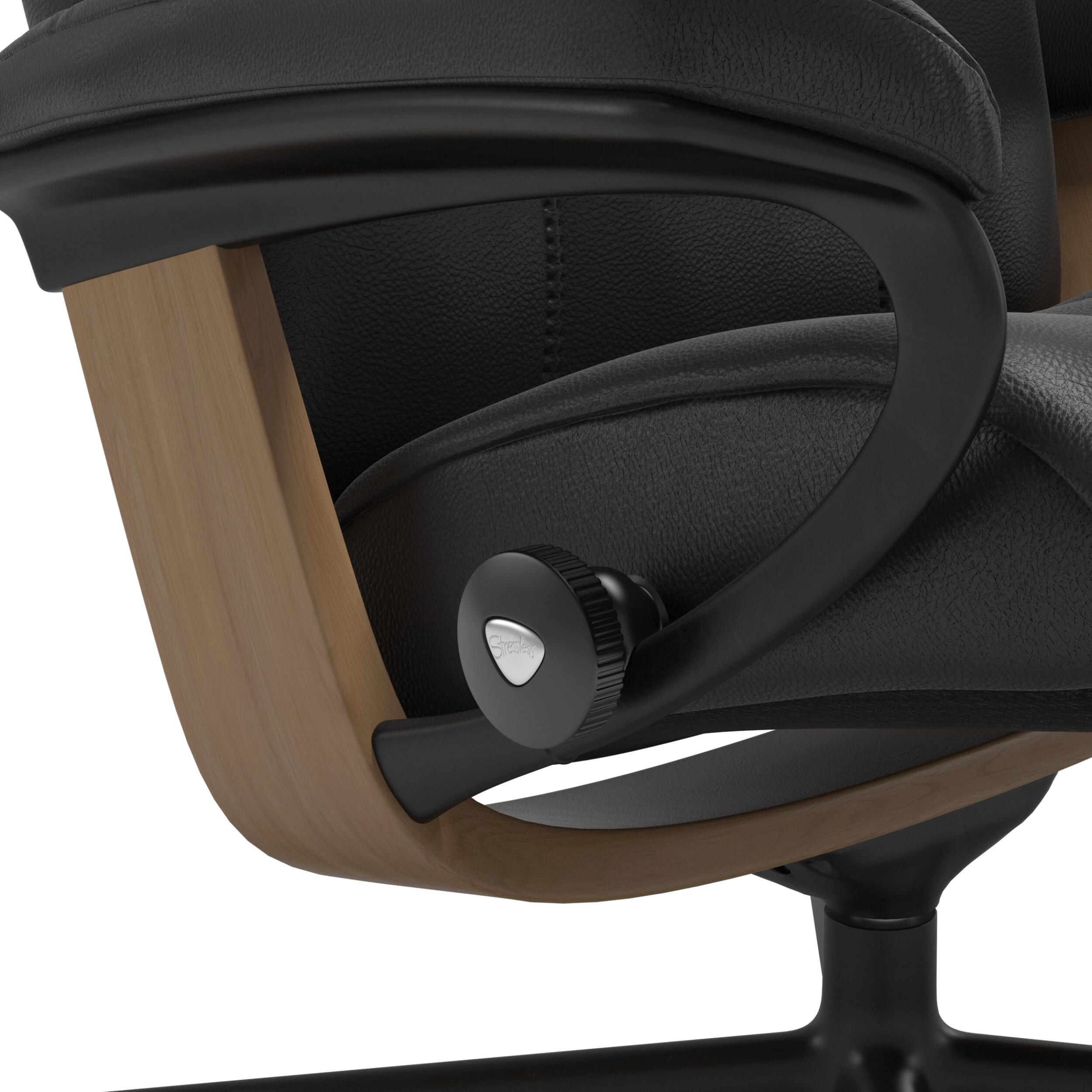 Stressless Consul L fåtölj & fotpall 