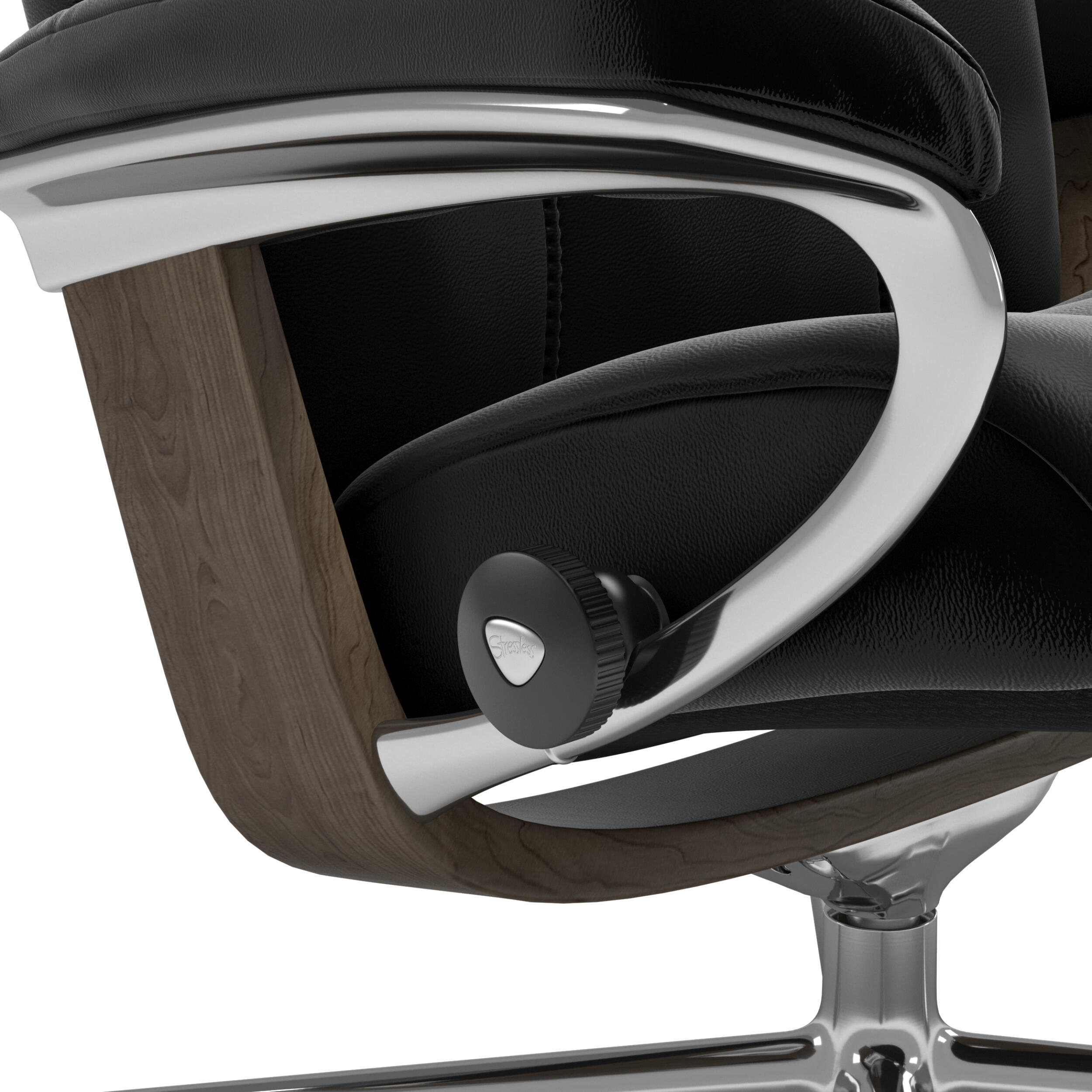 Stressless Consul L fåtölj & fotpall 