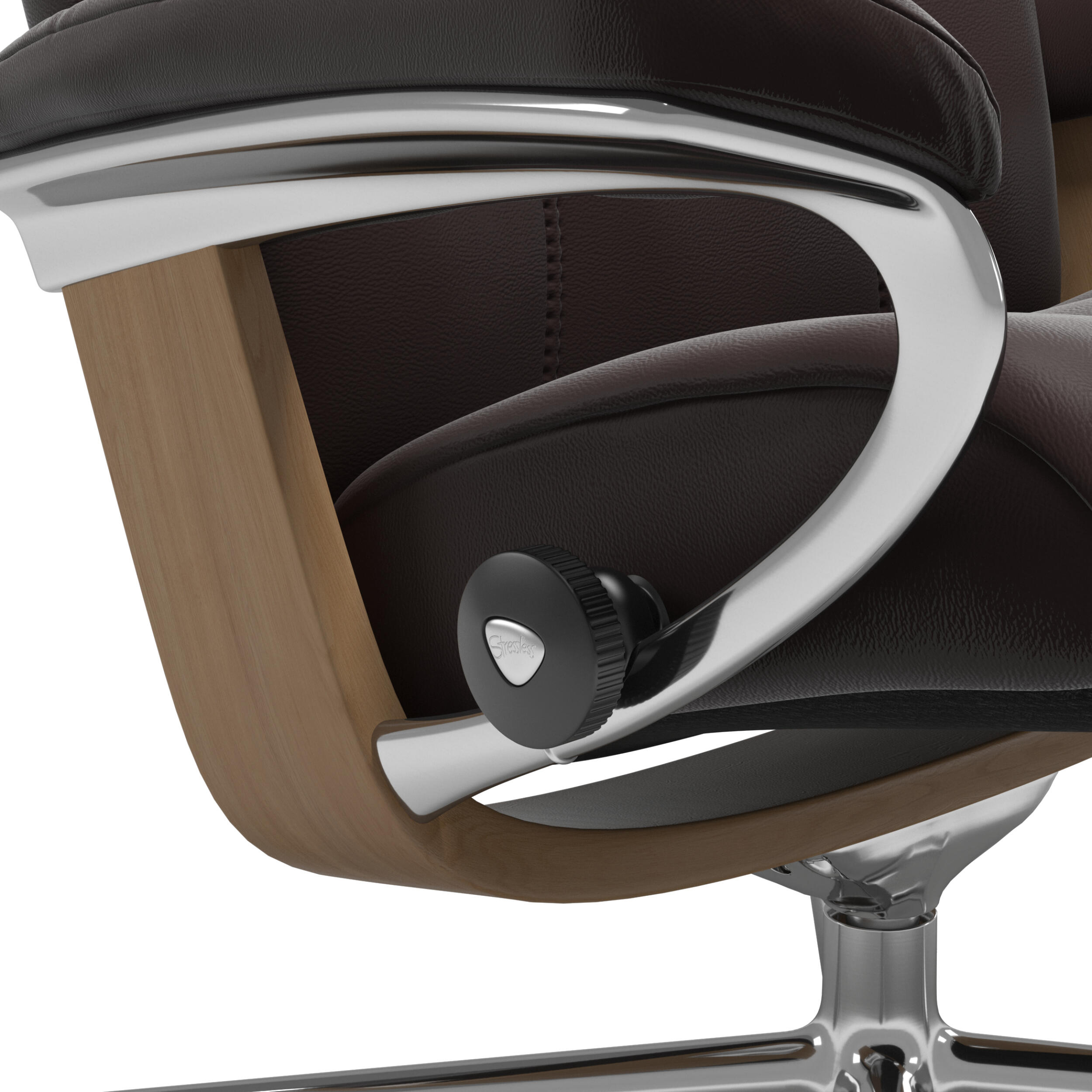 Stressless Consul L fåtölj & fotpall 