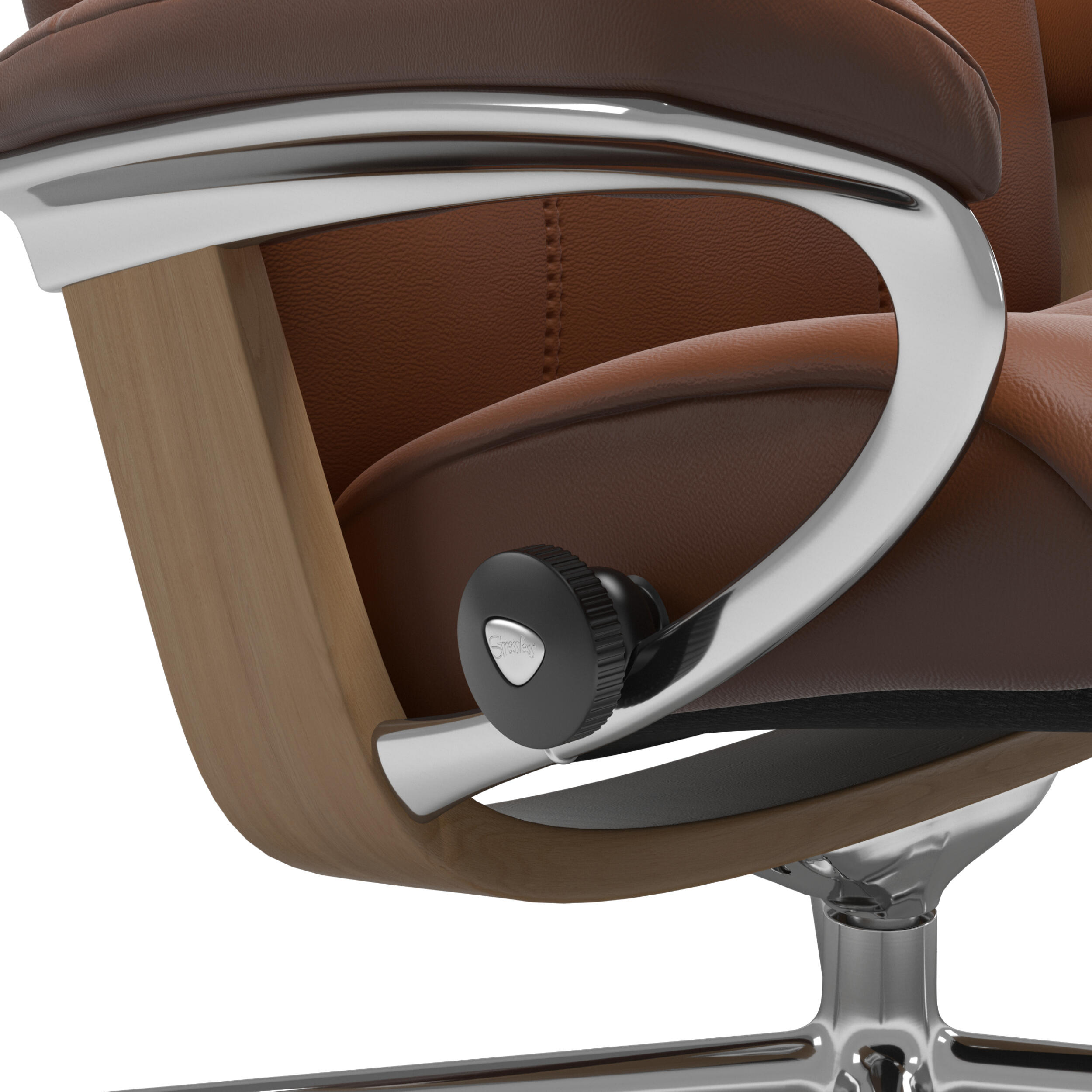 Stressless Consul L fåtölj & fotpall 