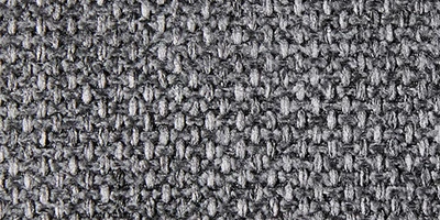 Närbild av textilen Niagara – Rate 158 med en blågrön nyans och melerad, vävd struktur.
