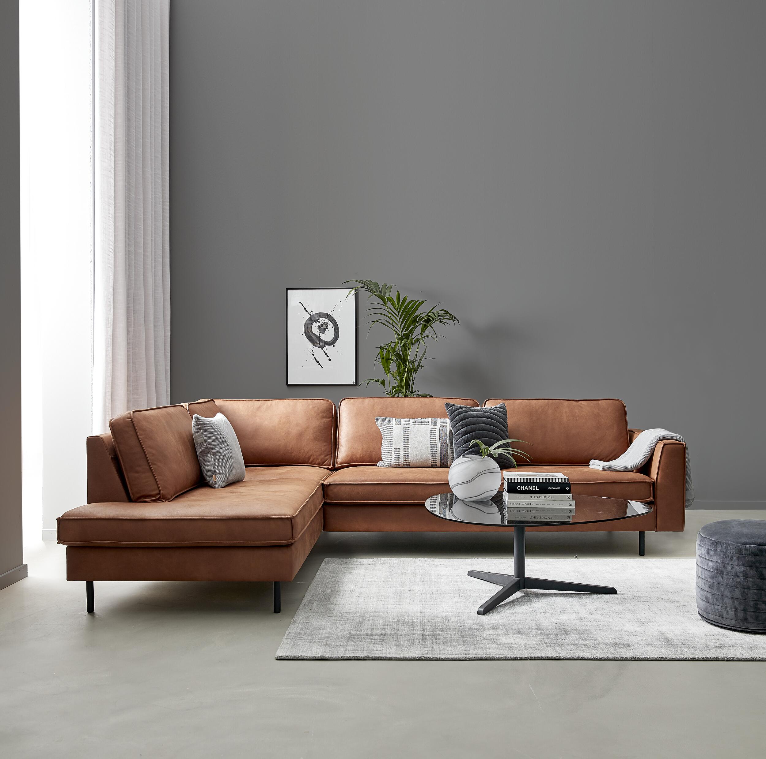 Scott vänstervänd hörnsoffa med puffavslutning 