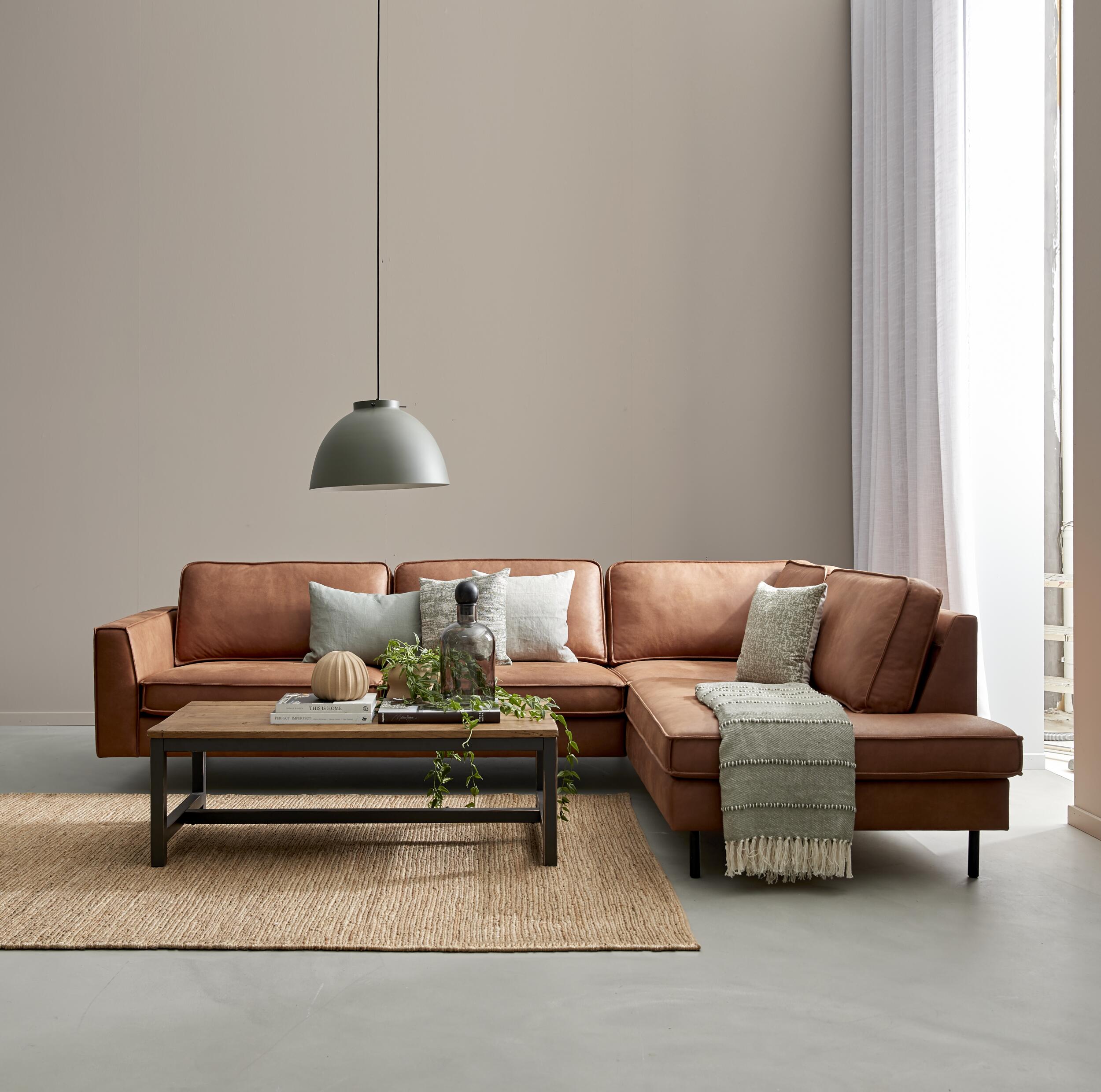 Scott högervänd hörnsoffa med puffavslutning 