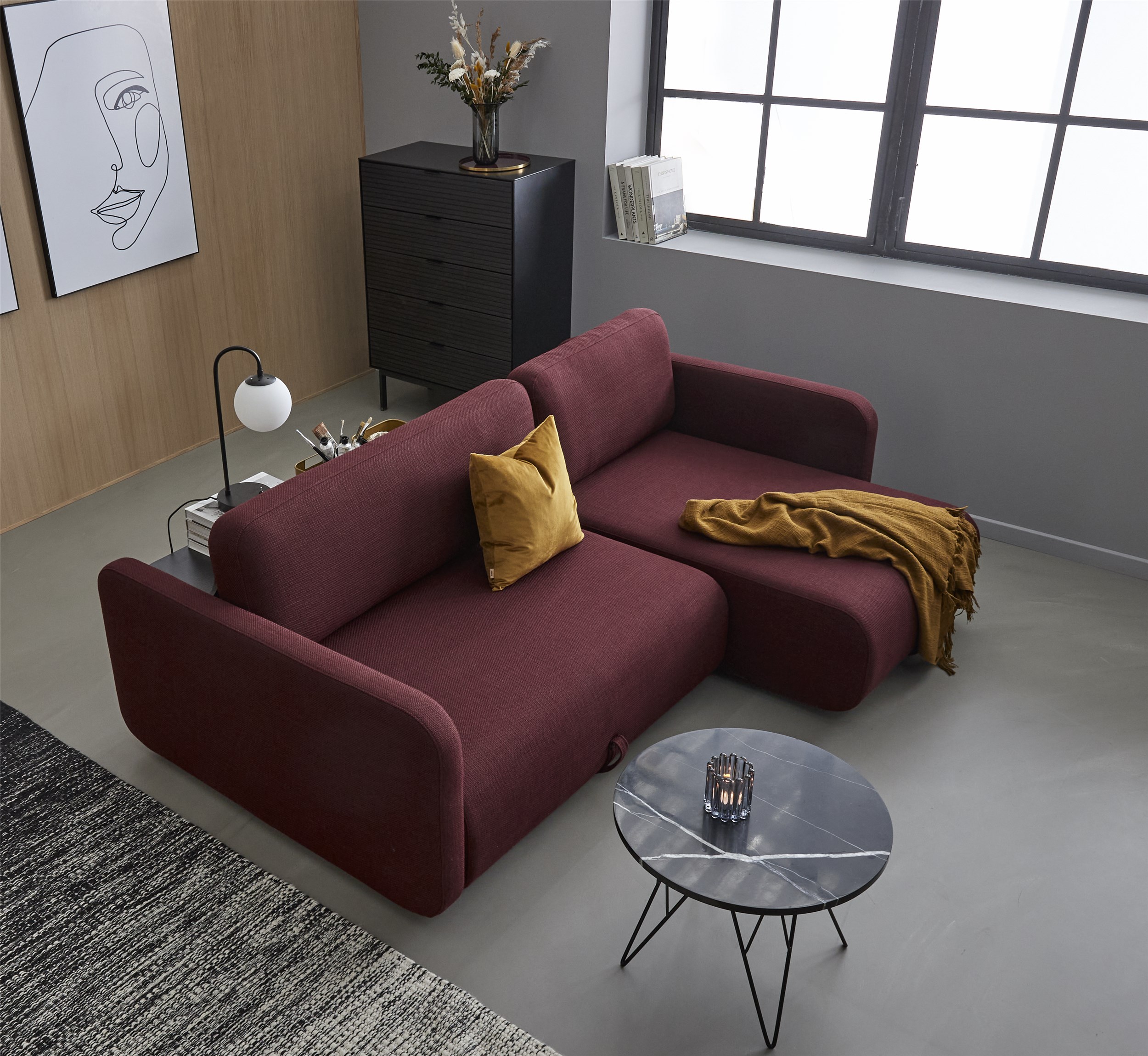 Innovation Living - Vogan Lounger Bäddsoffa 120 x 200 cm 