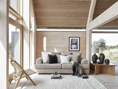 Kingston 3 pers m. 2 sitsar Soffa