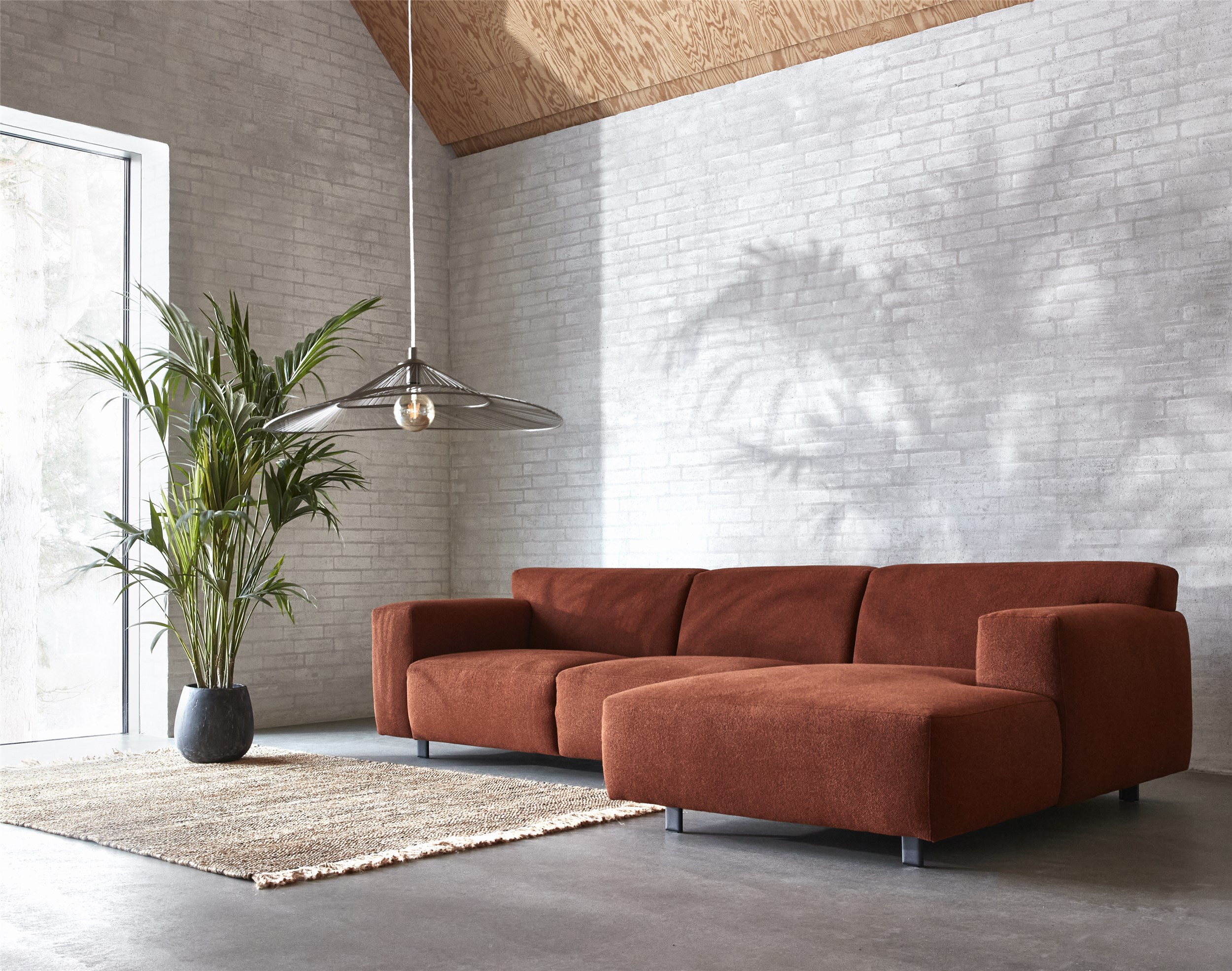 Siena högervänd soffa med schäslong 