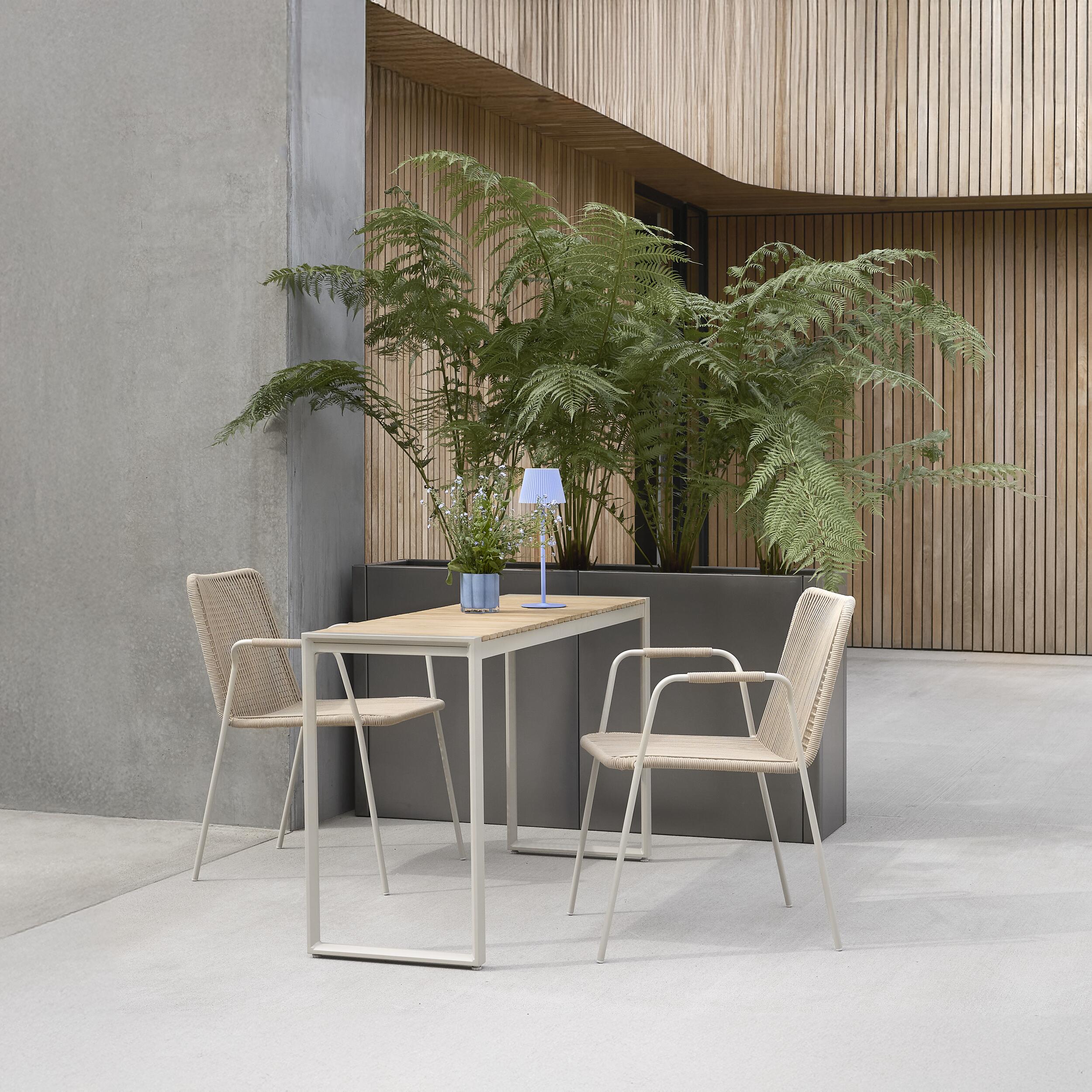 Corfu Trädgårdsbord 133 x 42 x 75 cm 