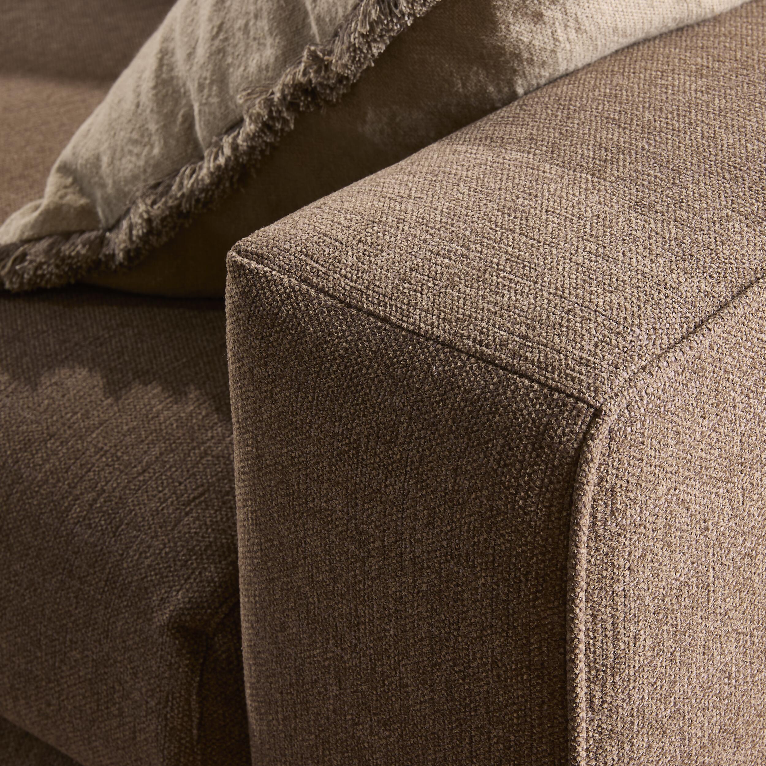 Nyland vänstervänd hörnsoffa med puffavslutning 